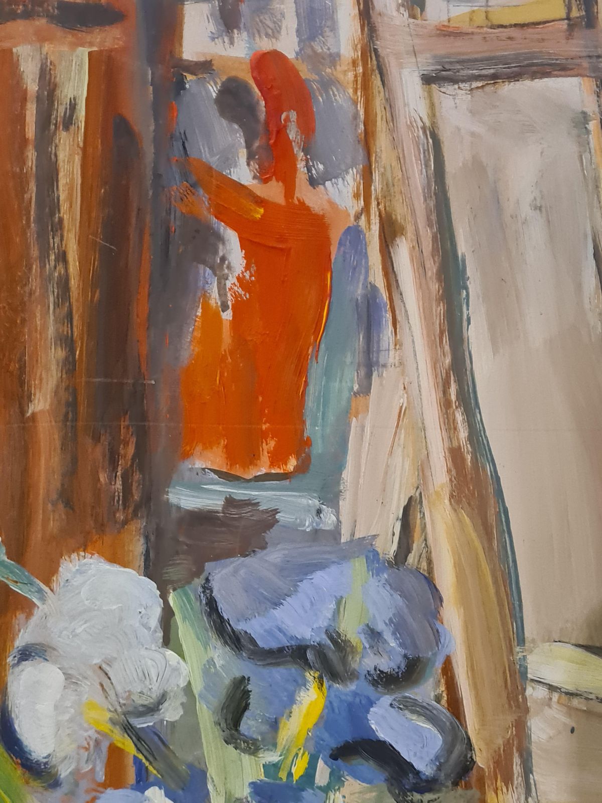 Colourful French Interior View, The Artist's Atelier, Chez Marie Astoin From 2002 By Claude Gemy photo 515.0