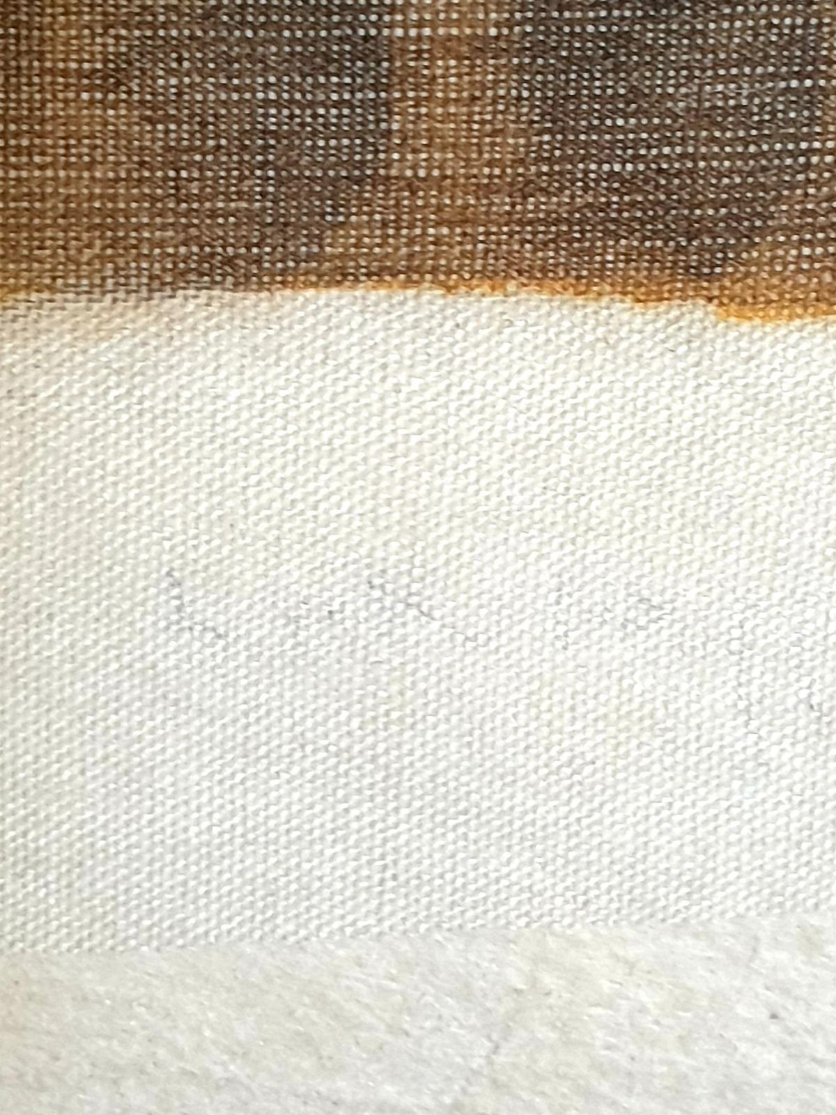 Art La Roche Laffitte, Painting Of An Antique Caucasian 'Kuba' Tribal Item, Watercolour On Silk photo