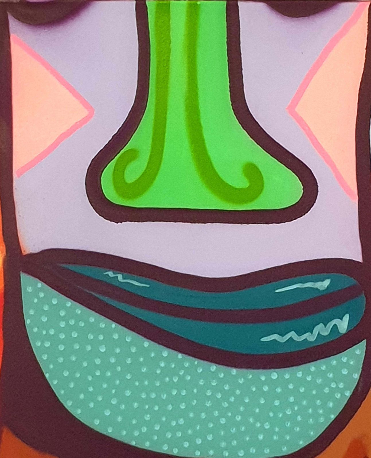 Art Street Art Contemporary Diptych Aerosol On Canvas. "The Three Pastoral Singers" From 2024 By Harold Maka photo