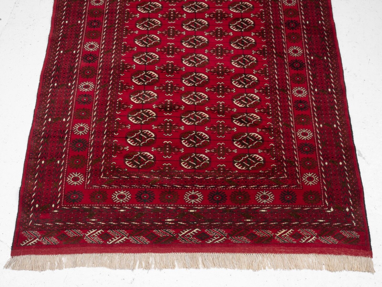 Turkmen Tekke Handwoven Rug Mid Late C.20th 211 X 136 Cm (Oriental Turkomen) photo vinterior