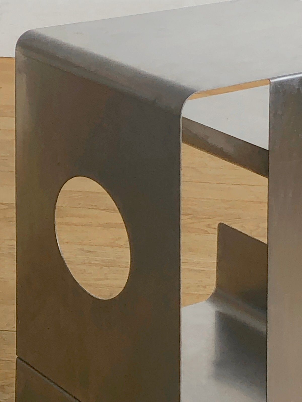 1970 Francois Monnet Kappa Bass Table Bedside Post Modernist Radical Space Age photo furniture