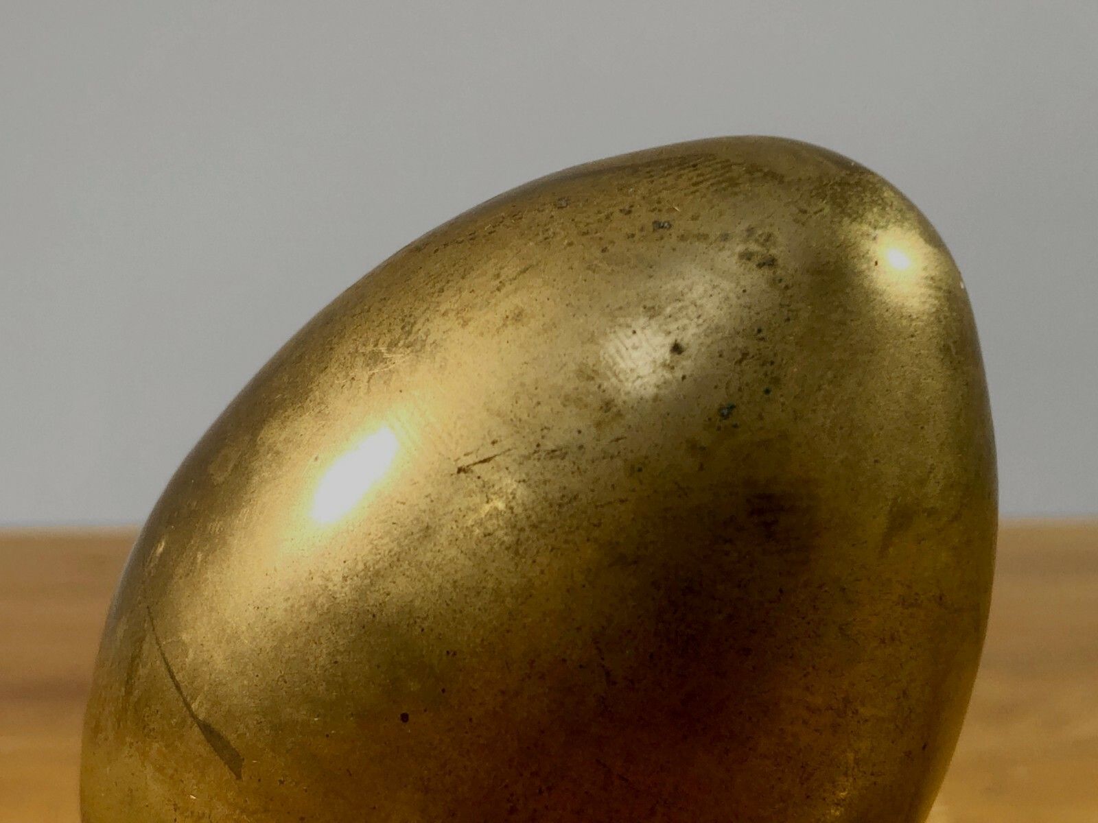 1970 Postmodernist Bronze Egg Sculpture New Realists Arman Cesar photo vinterior