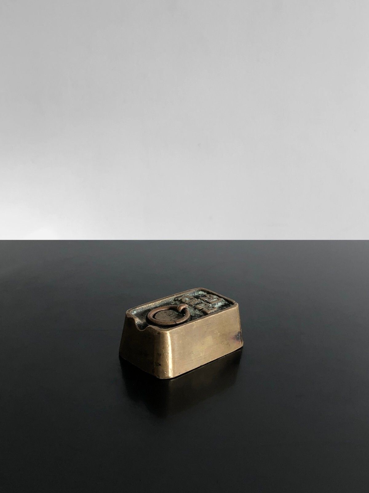 1970 Weight 20kg Bronze Sculpture Shabby Chic New Realism Pop Art Miniature photo furniture
