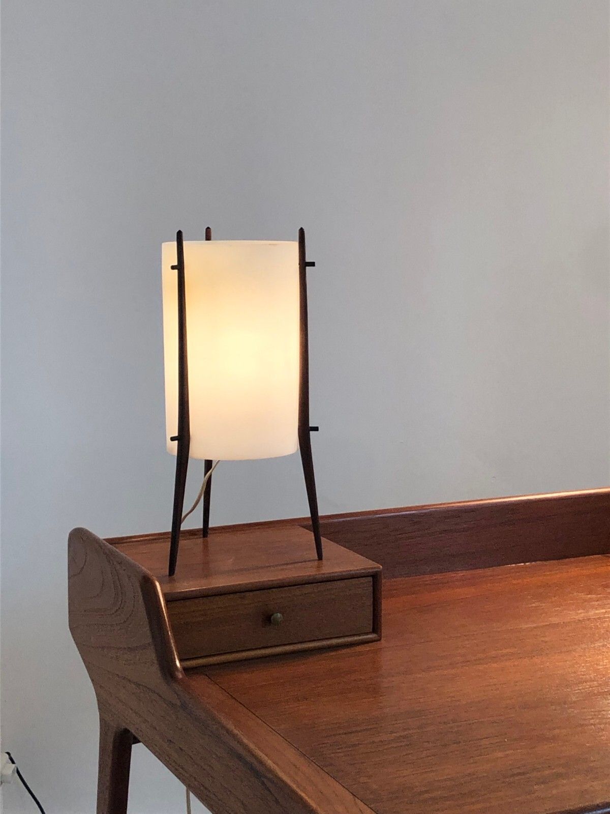 1950 Alfaplex Modernist Lamp Scandinavian Dansk Stilnovo Arteluce Disderot photo Lighting