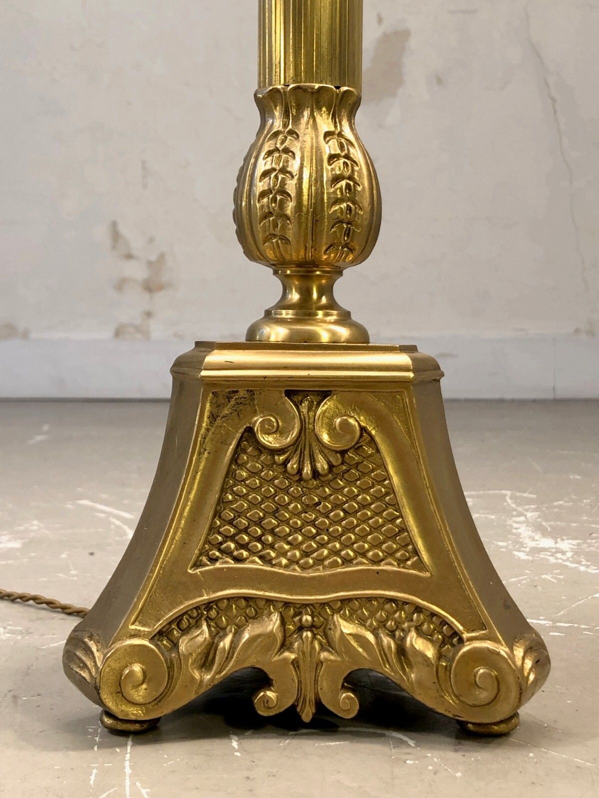 1960 & XIX 2 Shabby Chic Baroque Neo Classical Empire Lamps Jansen Versace photo furniture