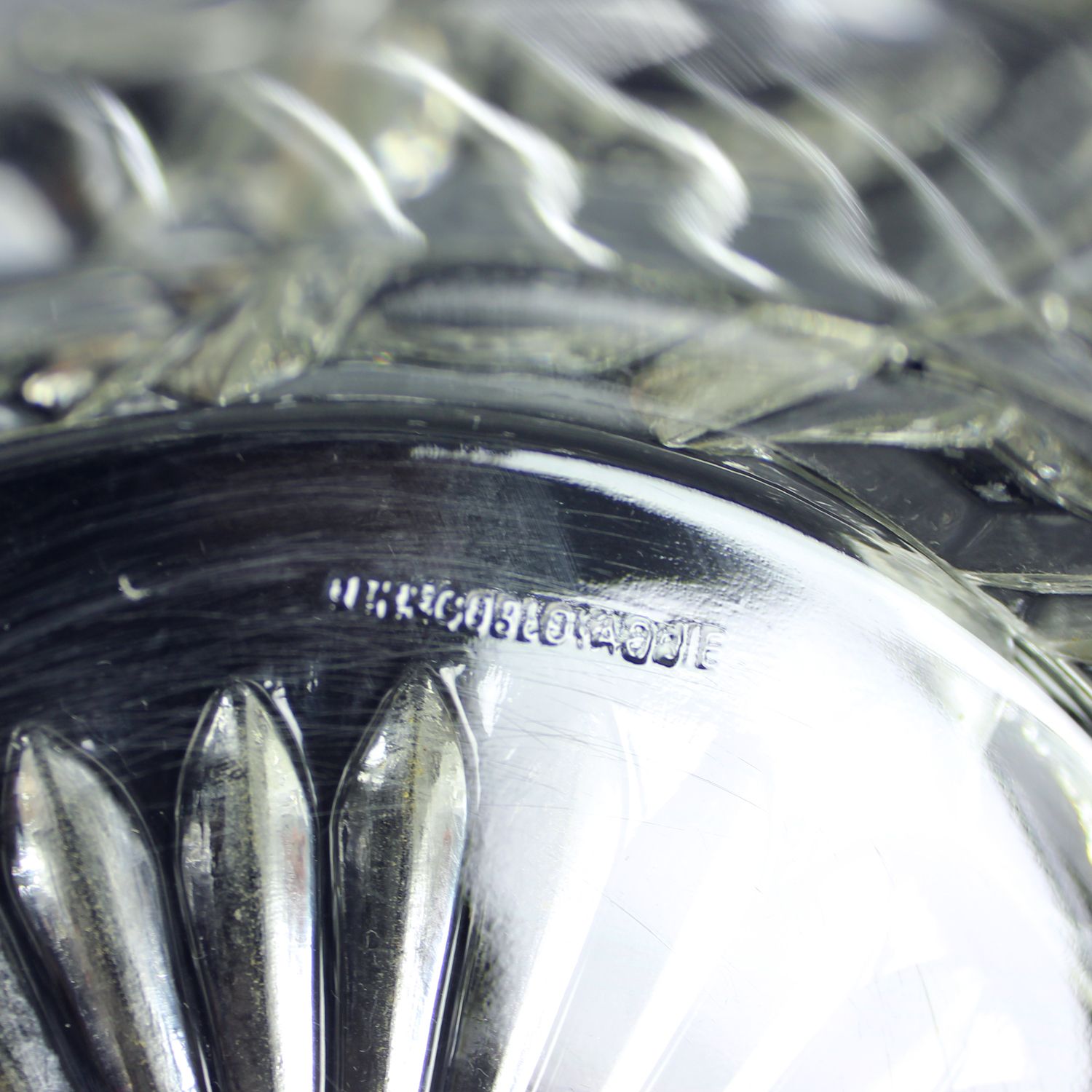 Set Of Two Art Deco Pressed Glass Bowls By Libochovice, Czechoslovakia, 1930s photo buy