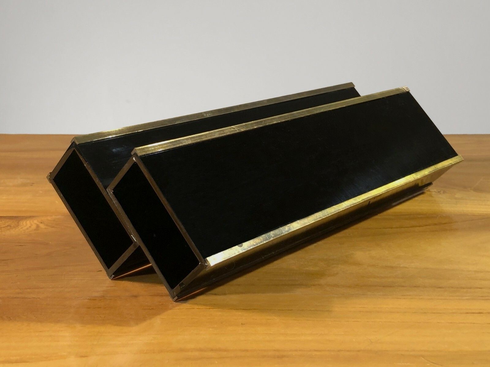 1970 Postmodernist Pop Shabby Chic Lucite Plexiglas Soliflor Double Vase photo Home Decor
