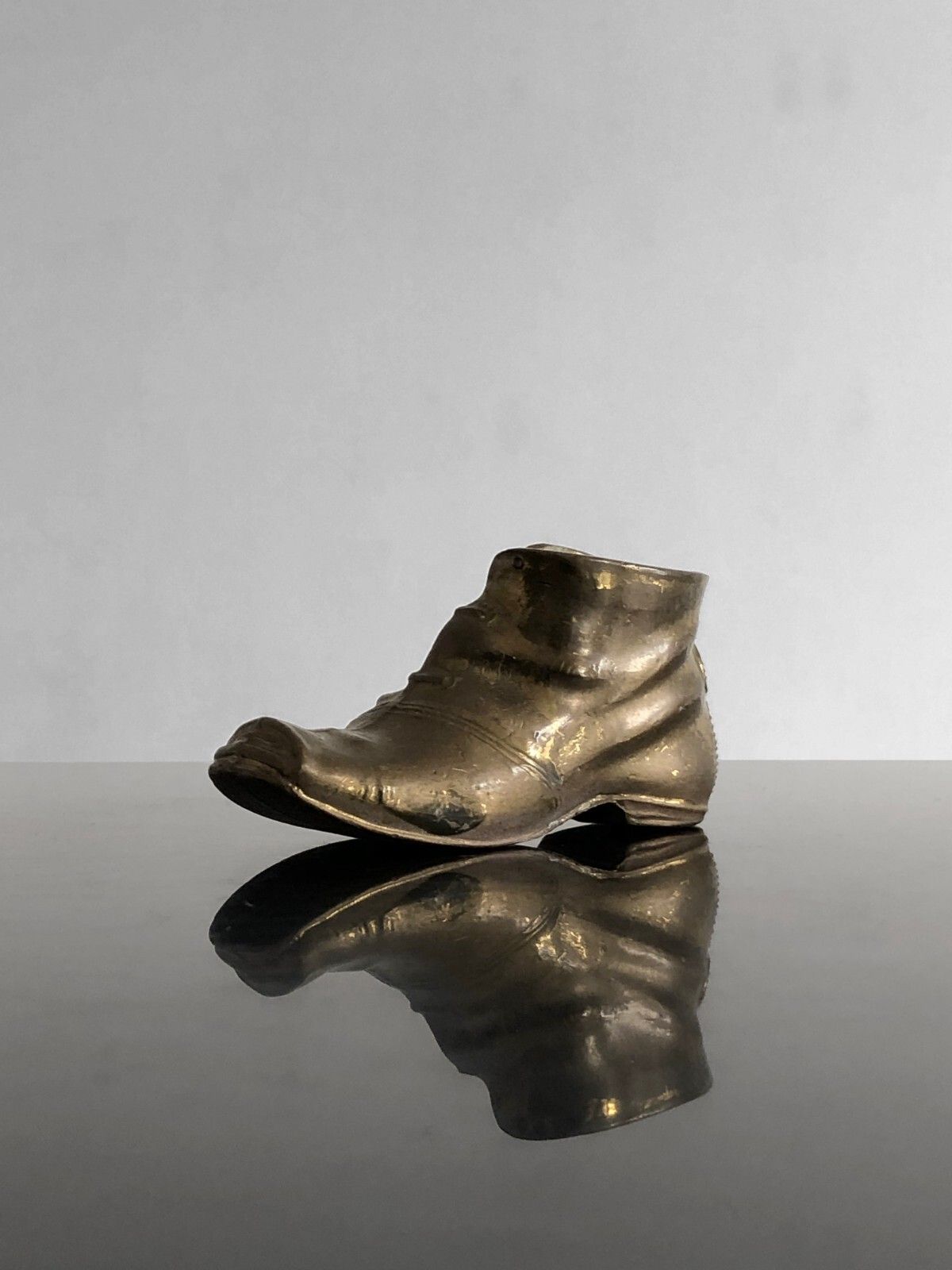 1970 Sculpture Bronze Shabby Chic Miniature Shoe New Realism Pop