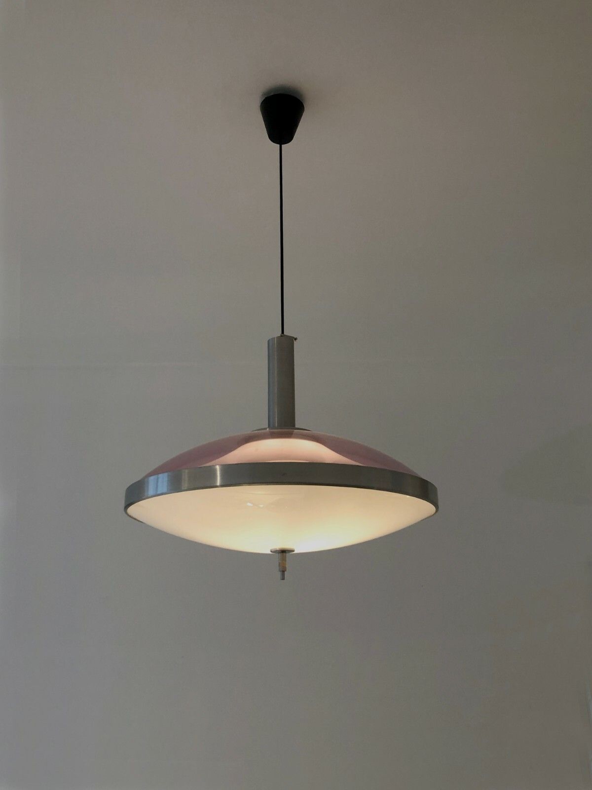 1960 1970 Stilux Suspension Modernist Space Age Arteluce Stilnovo Arredoluce
