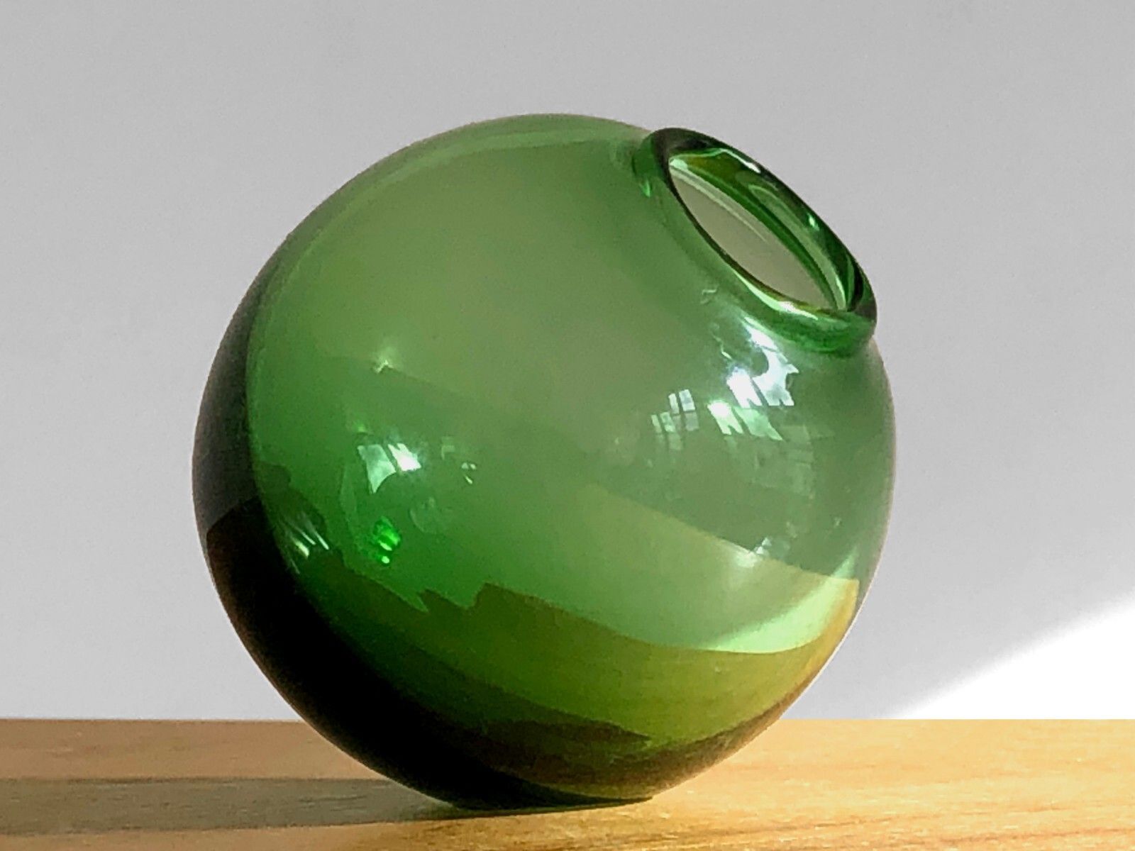 1960 Biot 2 Ball Modernist Glass Free Form Shabby Chic Morin Murano photo Home Decor
