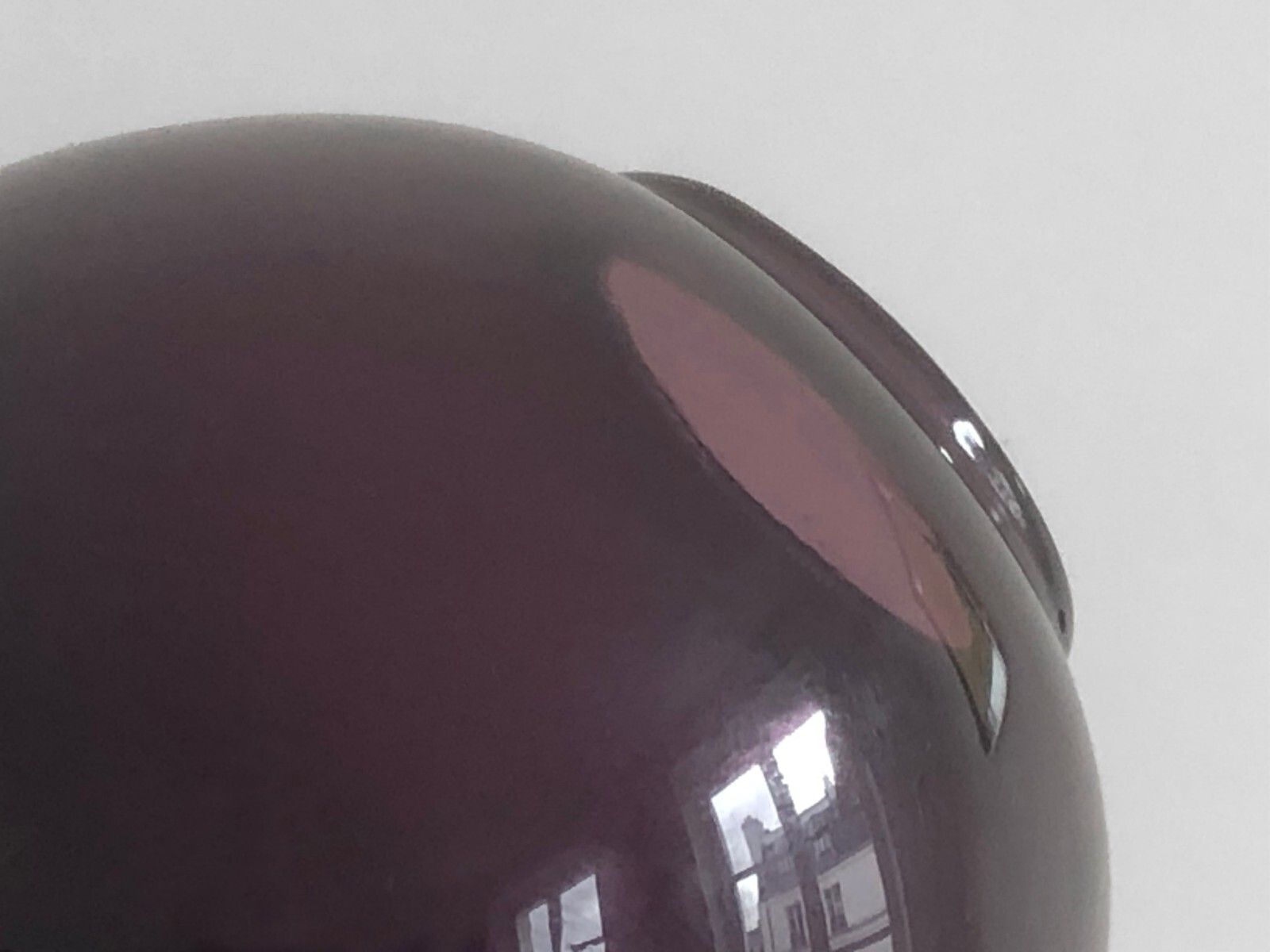 photo for sale 1960 Biot 2 Ball Modernist Glass Free Form Shabby Chic Morin Murano