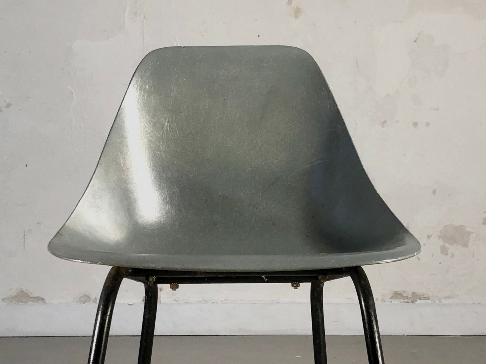 1950 Rene Jean Caillette Modernist Ladybug Chair Eames Reconstruction photo for sale