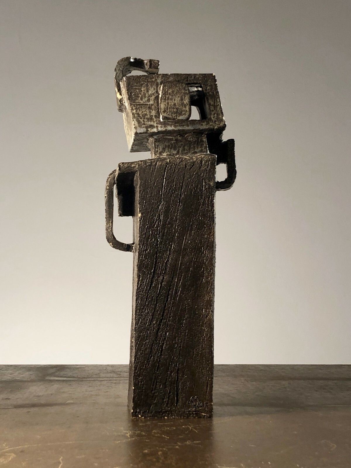 1970 La Borne Sculpture Modernist Zoomorph Brutalist Derval Deblander Ivanoff photo 2695.0