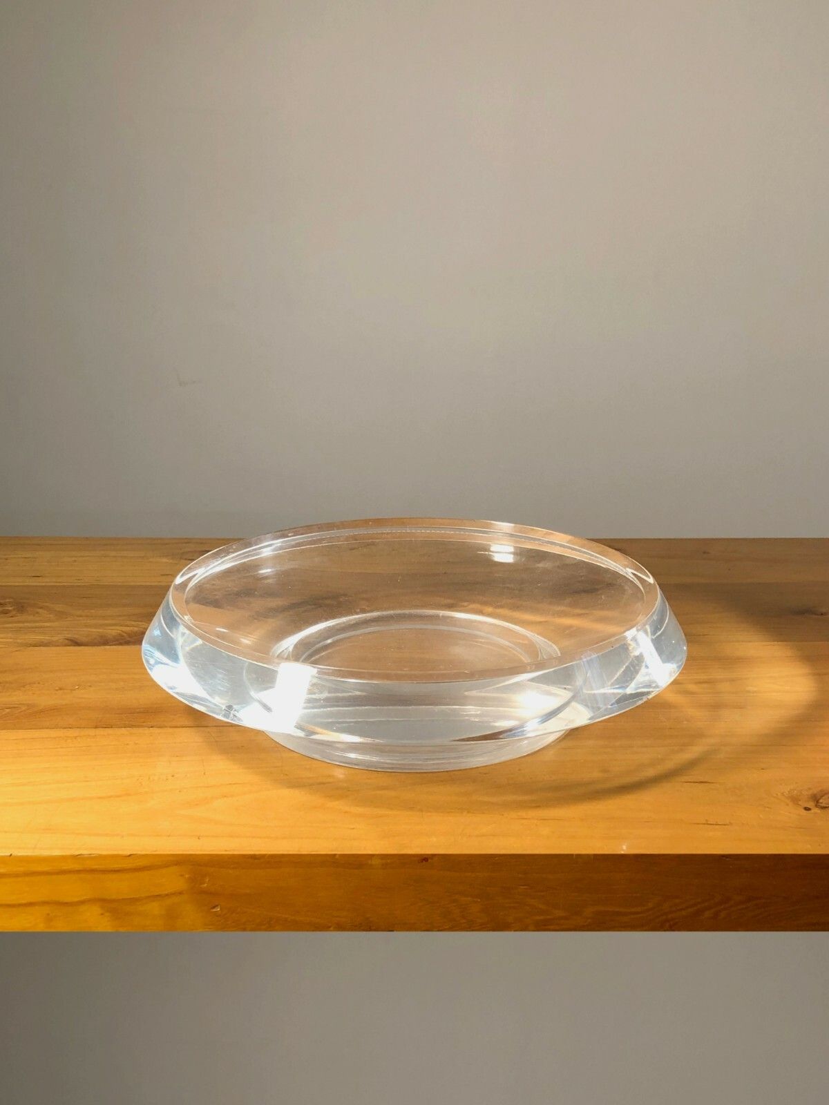 1970 Lucite Modernist Shabby Chic Space Age Plexiglass Video Pocket Cut Giraudon photo 337.0