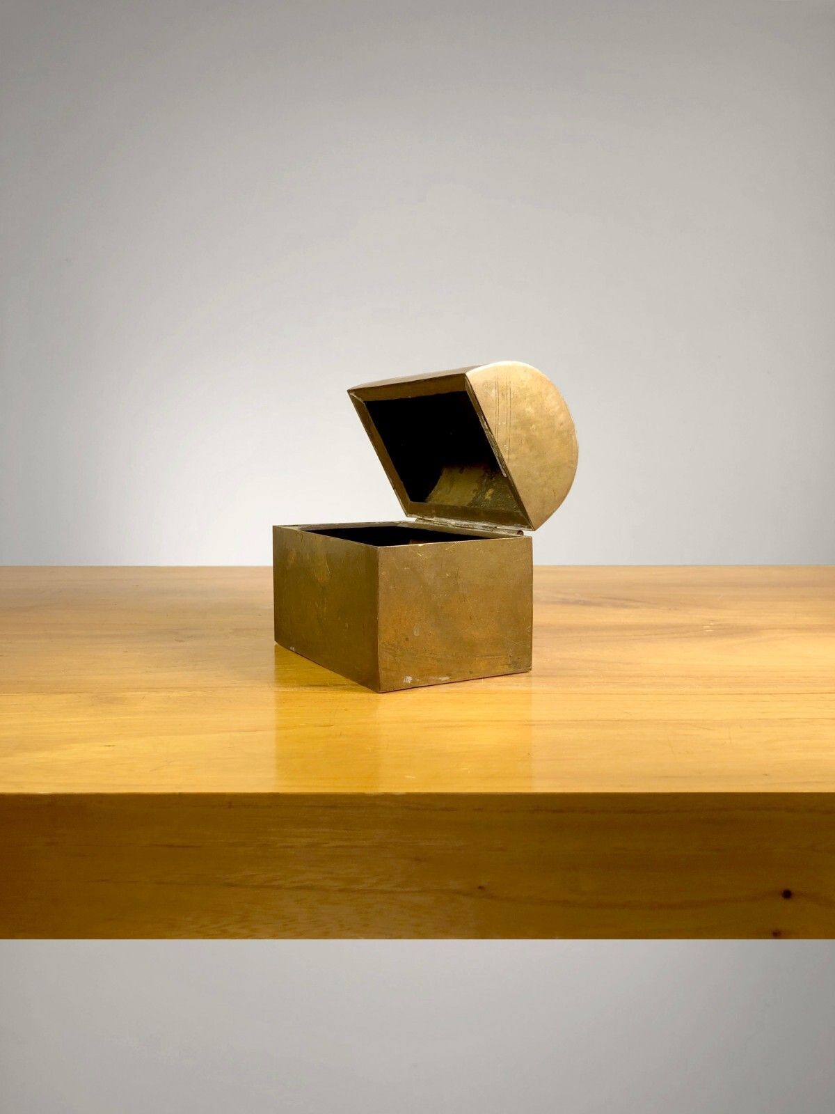 1930 Art Deco Modernist Bauhaus Neo Classical Shabby Chic Bronze Box photo vinterior