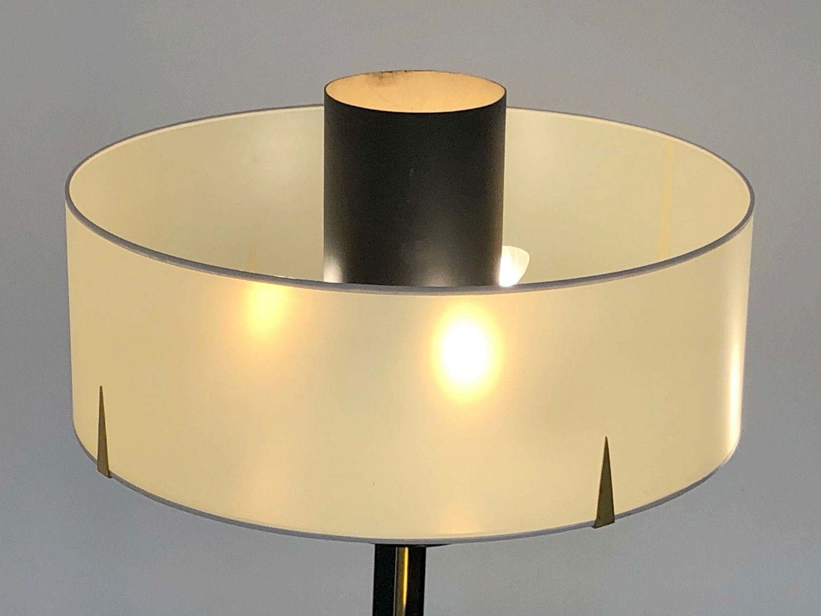 1950 Arlus Modernist Fifties Shabby Chic Streetlight Stilnovo Arteluce Disderot photo for sale
