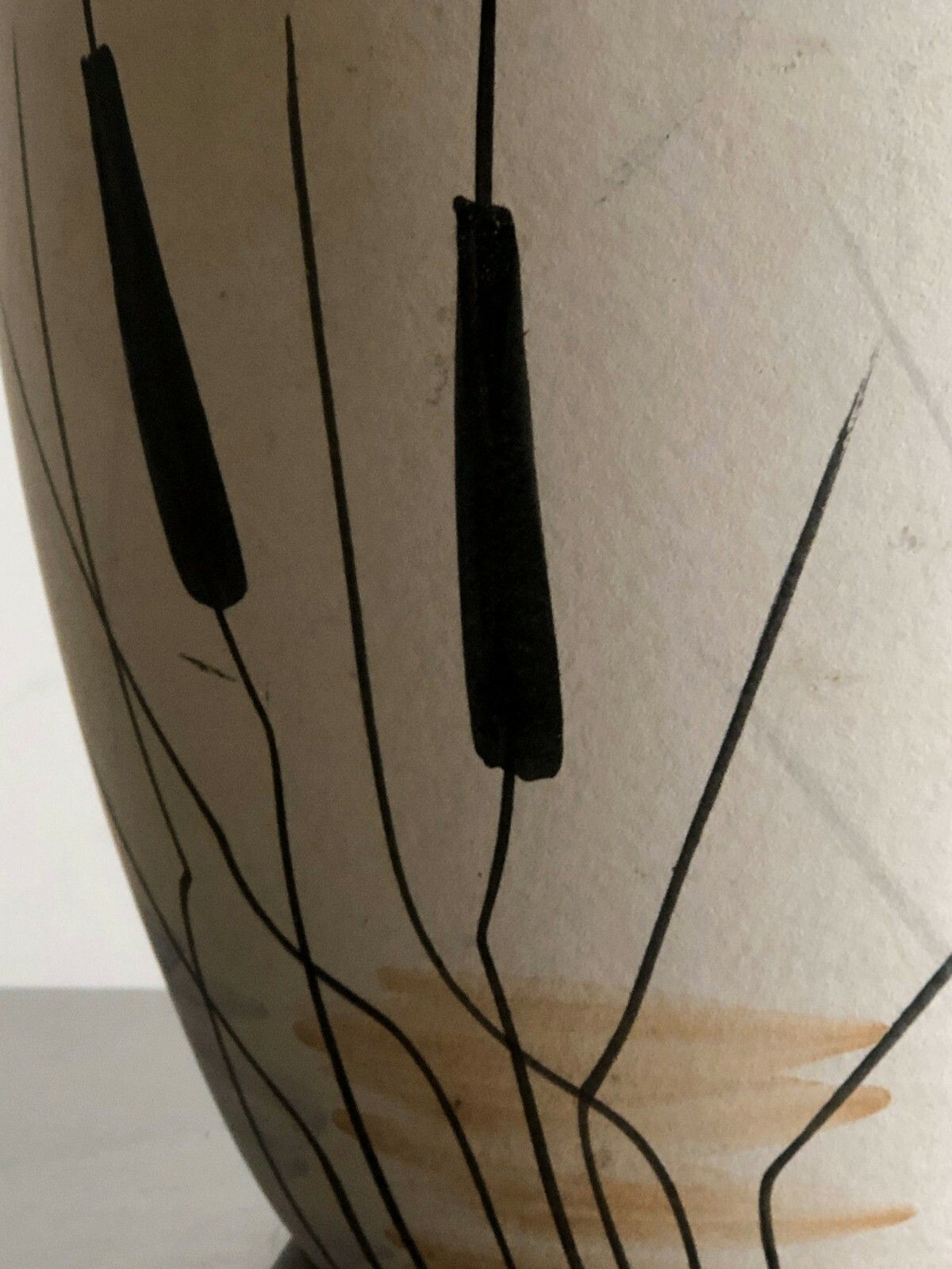 1950 Millet Sevres Ceramic Vase Modernist Folk Art Capron Vallauris photo 505.0