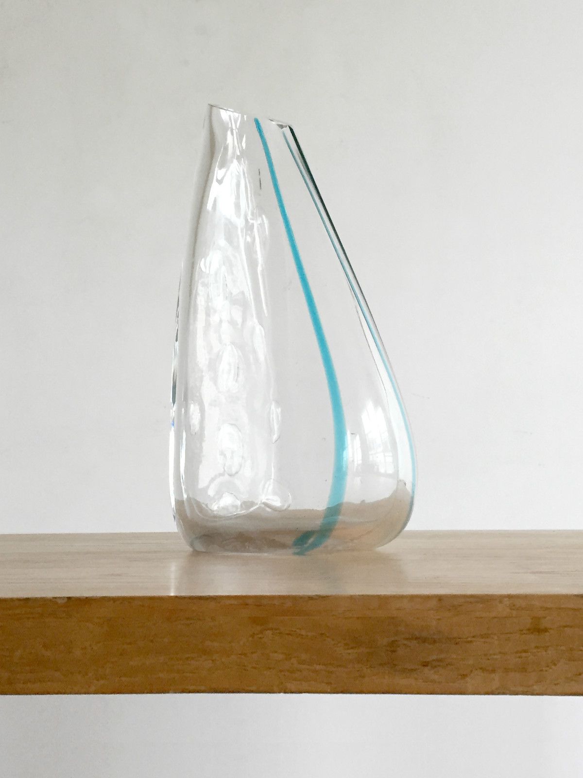 1980 Post Modernist Sculpture Glass Vase Memphis Free Form Venini Murano