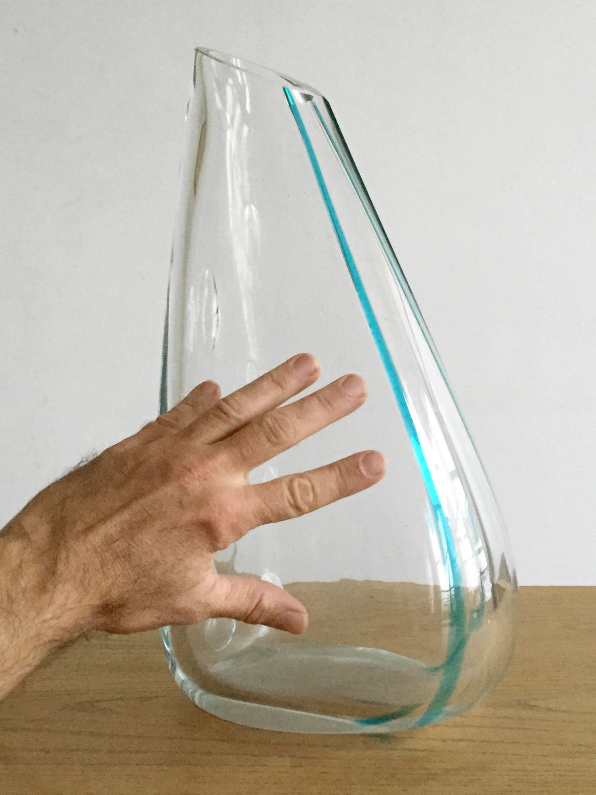 1980 Post Modernist Sculpture Glass Vase Memphis Free Form Venini Murano photo 2021.0
