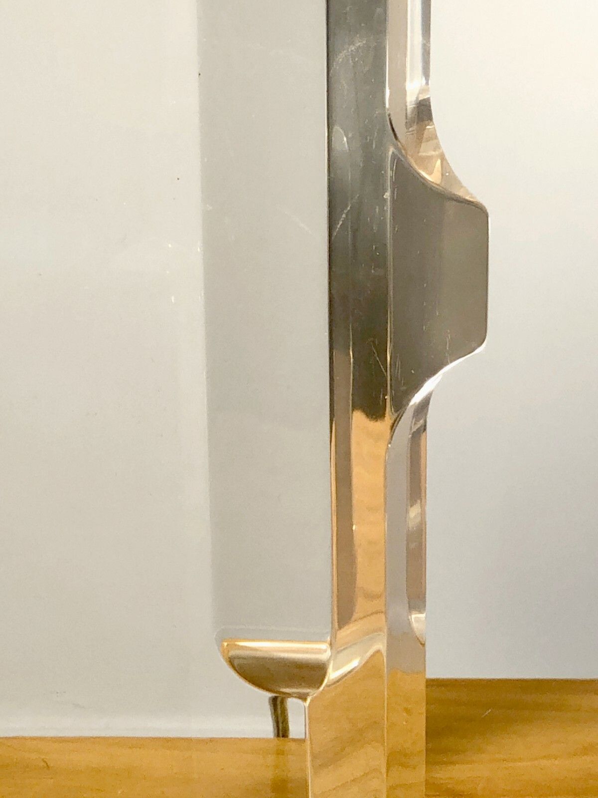 Lighting 1970 Alessio Pocket Lamp Sculpture Shabby Chic Lucite Plexiglas Kinetic Op Art photo