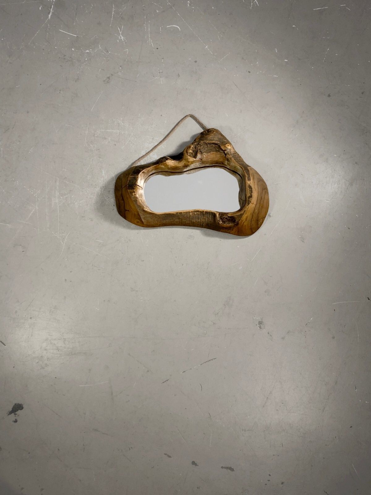 1970 Chapo Noll Perriand Modernist Sculpture Mirror Brutalist Free Form photo 3200.0