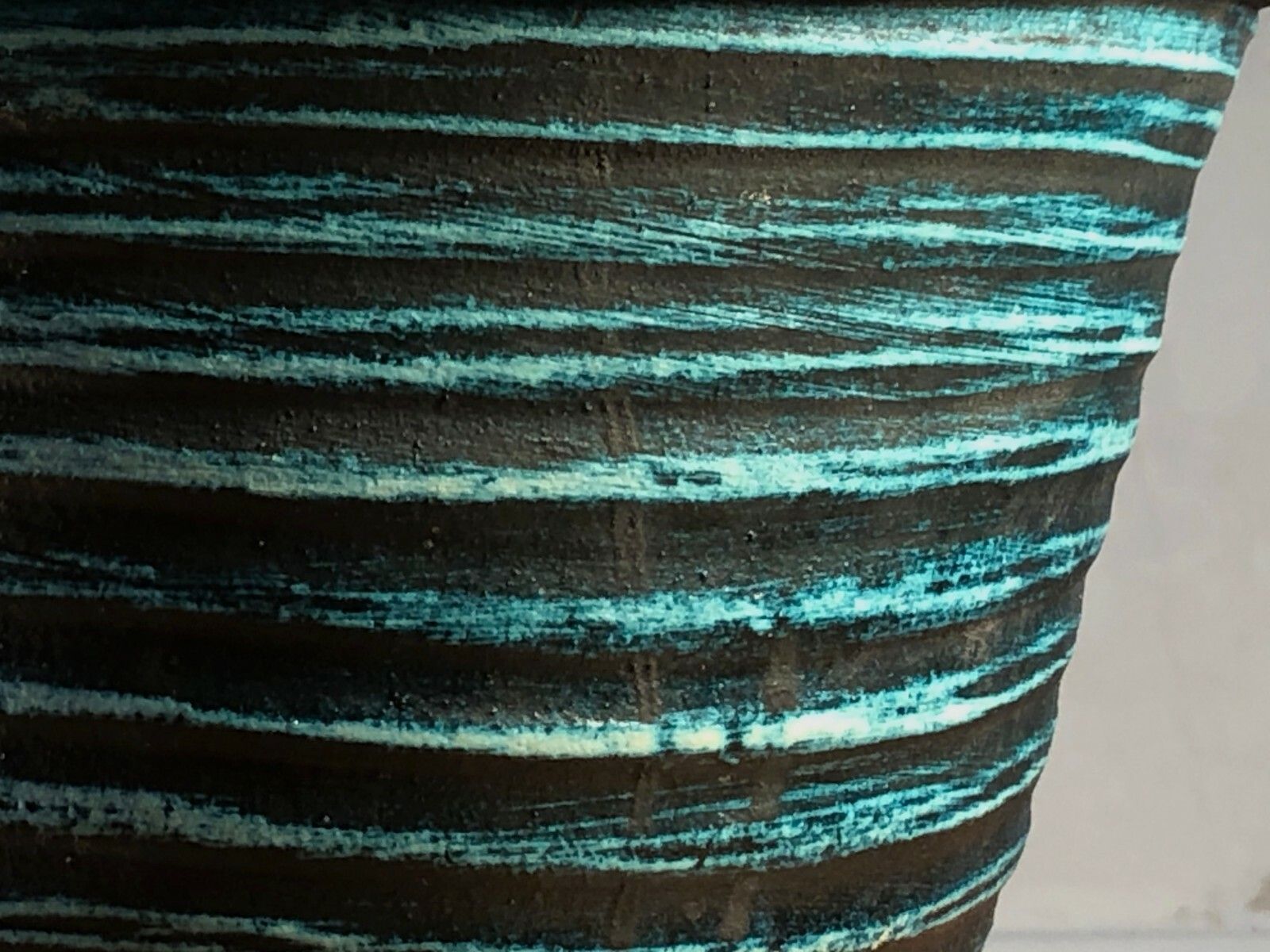 1950 Accolay Huge Pot / Ceramic Vase Modernist Free Form Vallauris Capron photo for sale