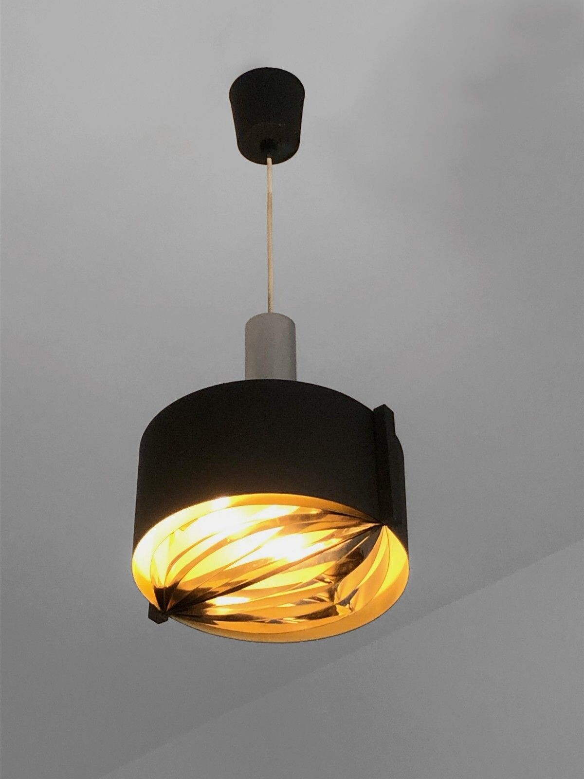 1960 Parsscot Kinetic Modernist Chandelier Suspension Stilnovo Arteluce photo for sale