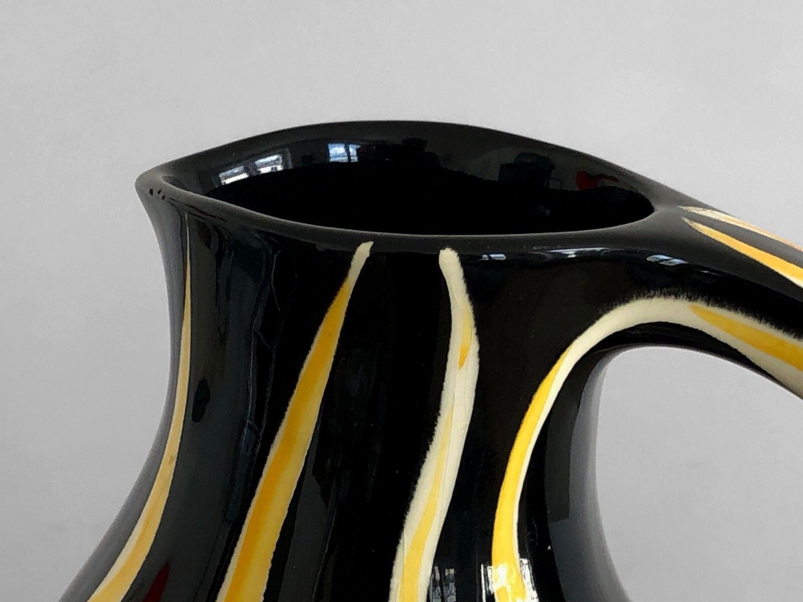 1950 Anneliese Beckh Pitcher Ceramic Vase Modernist Vallauris photo Home Decor