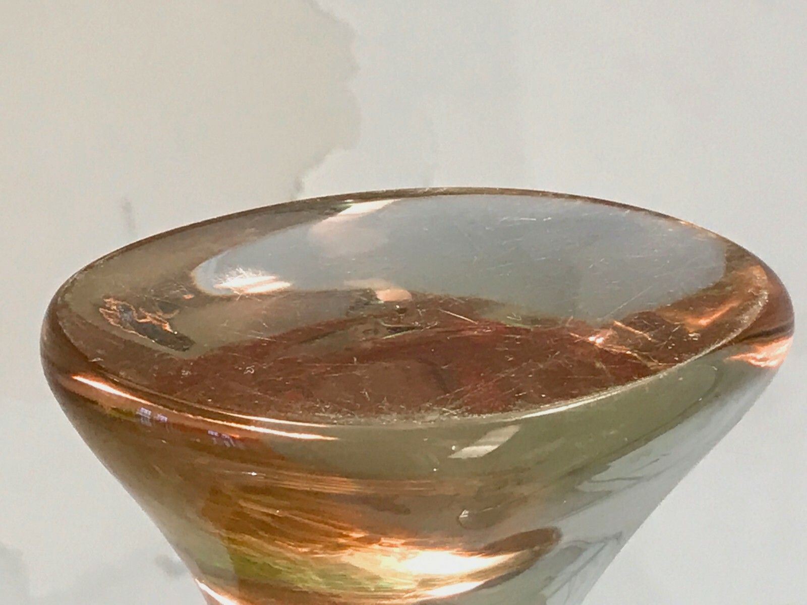 1970 Sevres Glass Sculpture Vase Free Form Modernist Memphis Murano Venini photo buy