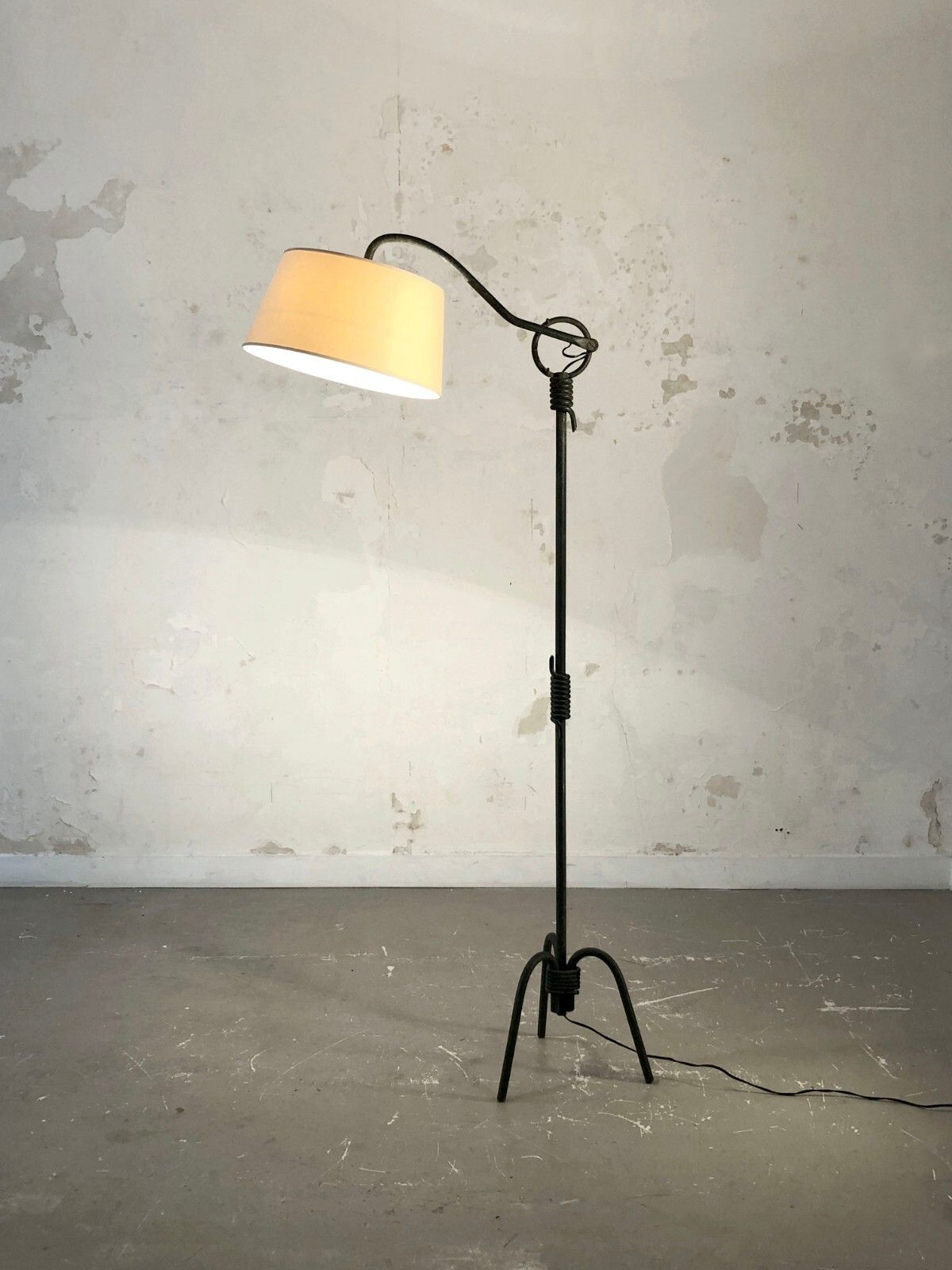 1950 Jean Royere Art Deco Modernist Bauhaus Shabby Chic Lamp Adnet