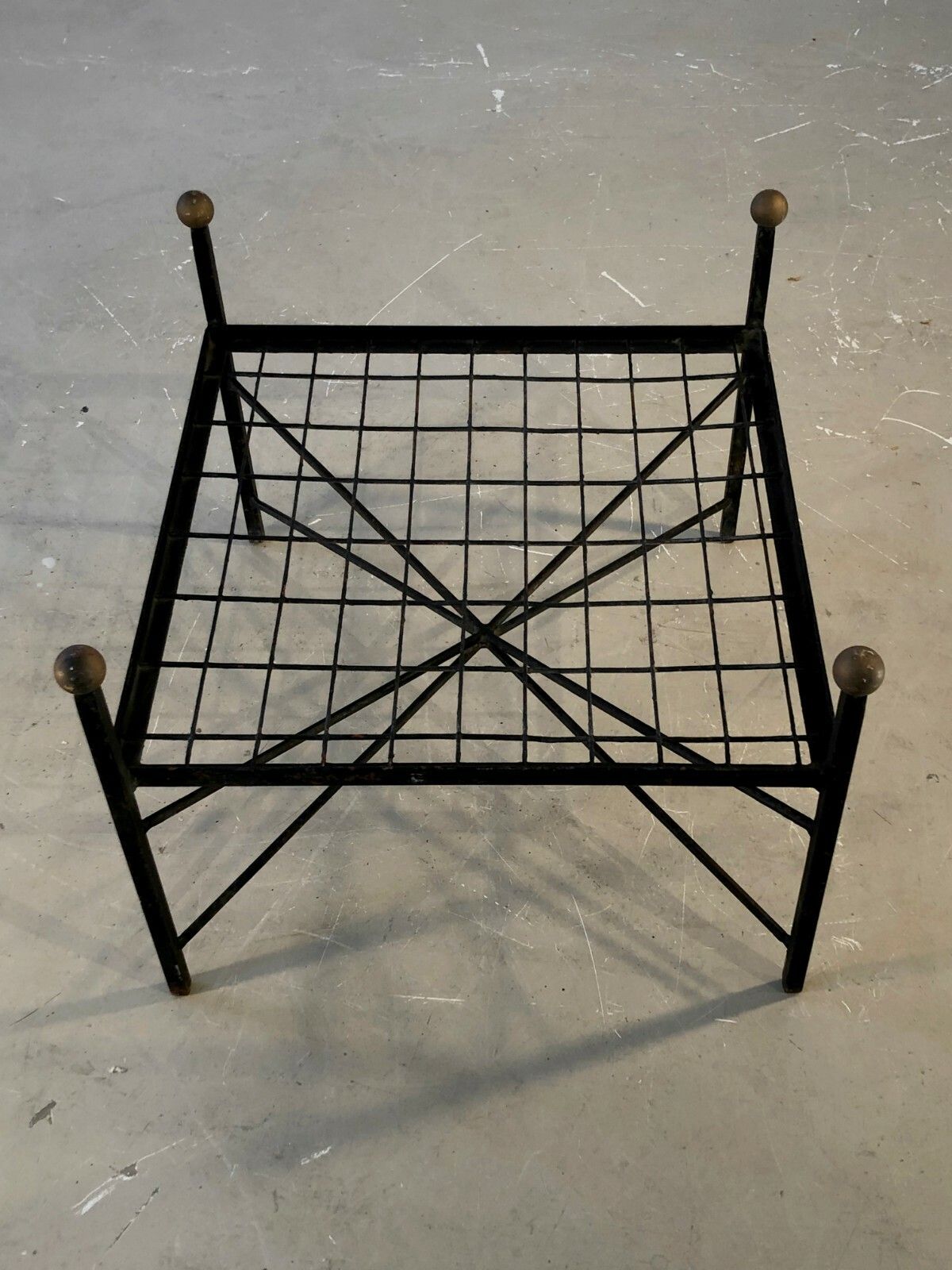 1950 Art Deco Modernist Free Form Coffee Table Adnet Royre Mategot photo for sale