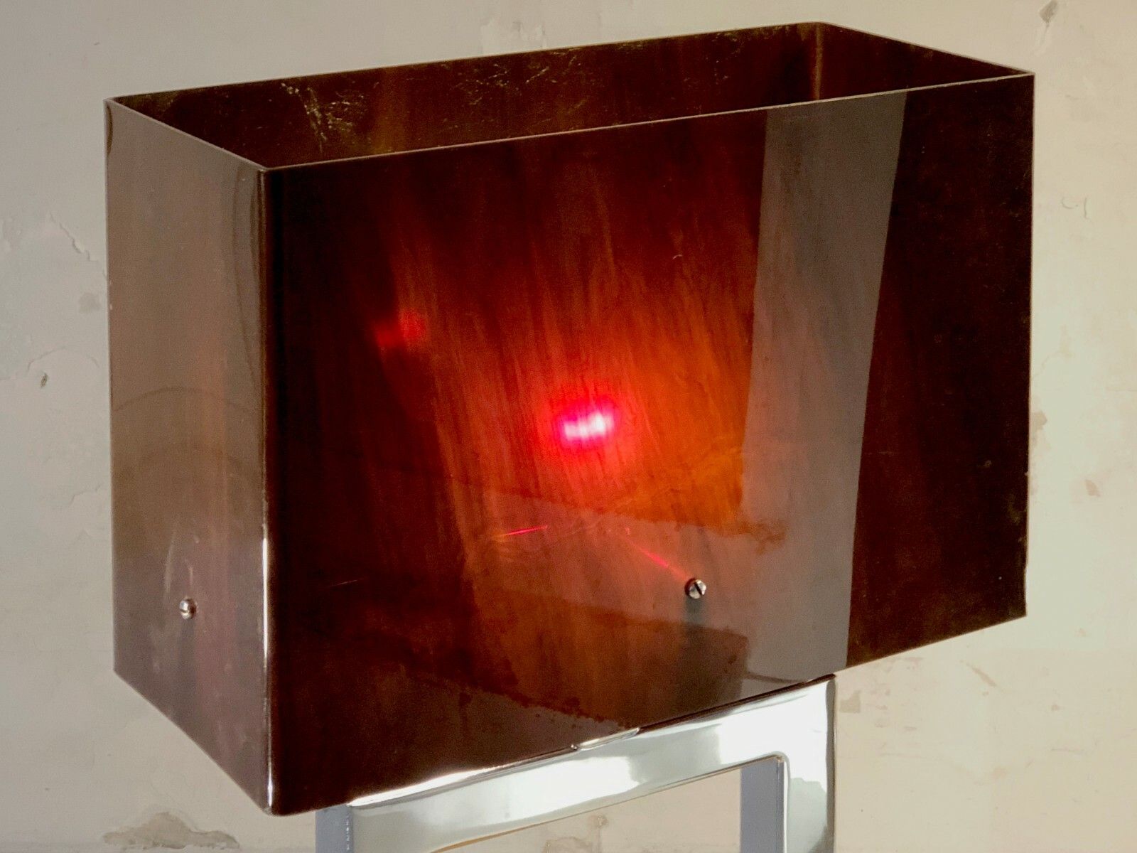 photo furniture 1970 Postmodernist Space Age Kinetic Pop Lamp Willy Rizzo Plexiglas Lucite