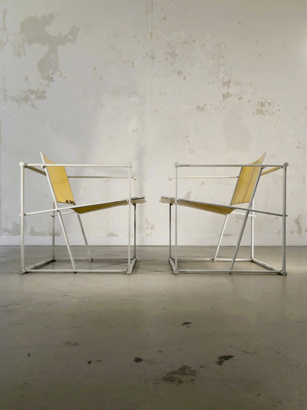 photo for sale 1980 Radboud Van Beekum 2 Fm61 Pastoe Chair Modernist Bauhaus Memphis De Stijl