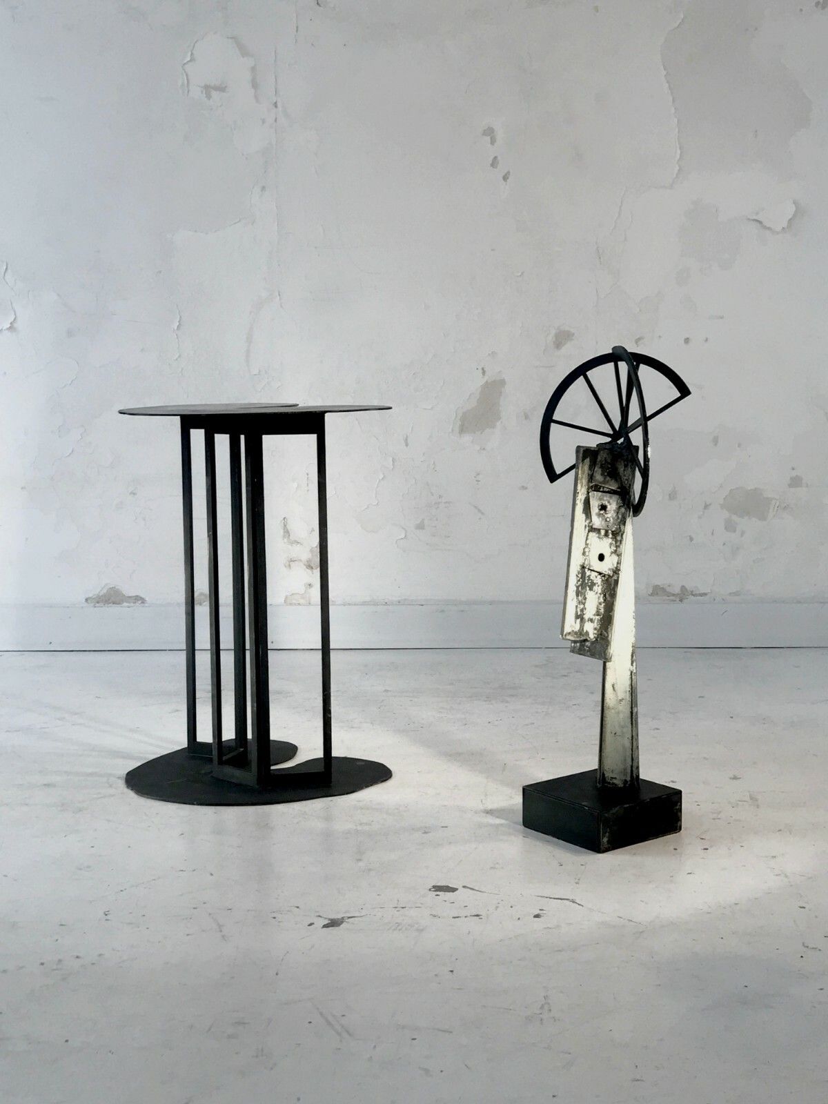 1990 Post Modernist Brutalist Sculpture Free Form Shabby Chic photo furniture