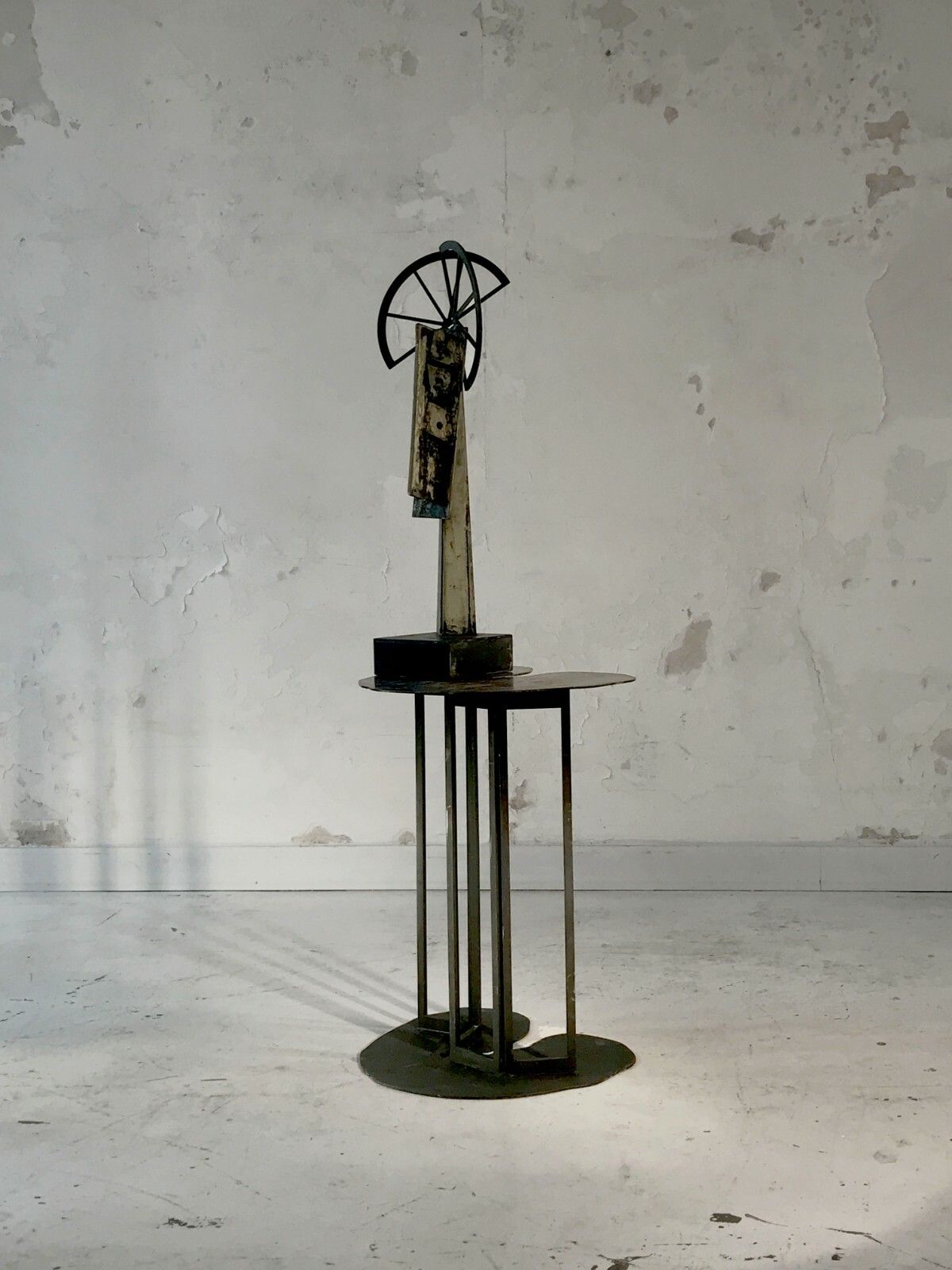 1990 Post Modernist Brutalist Sculpture Free Form Shabby Chic photo for sale
