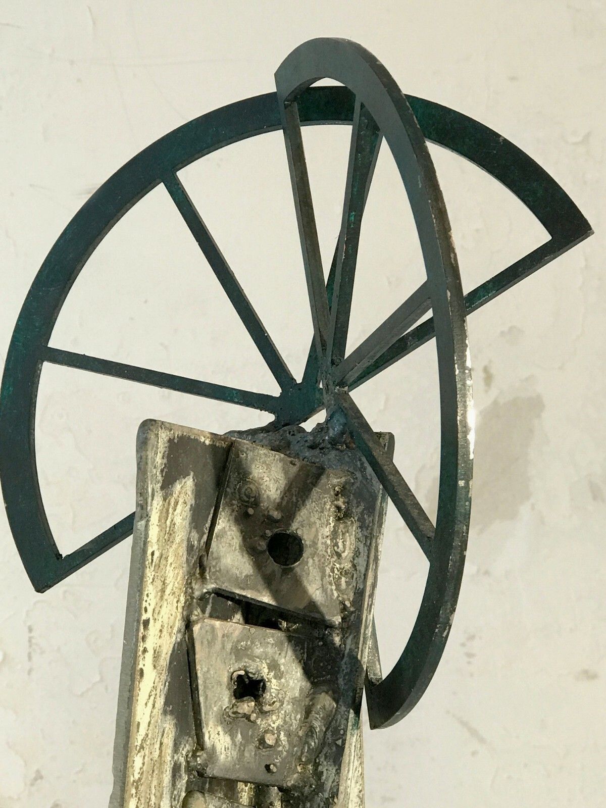1990 Post Modernist Brutalist Sculpture Free Form Shabby Chic photo vinterior