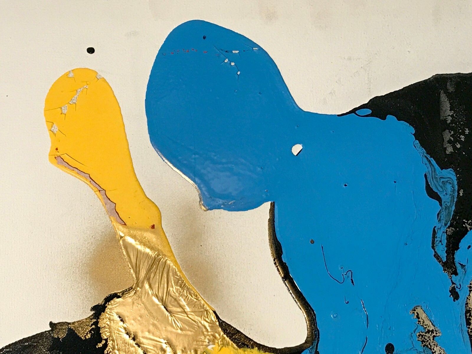 Art 1990 Melyna Dali Abstraction Painting Free Form Psychedelic Jackson Pollock photo