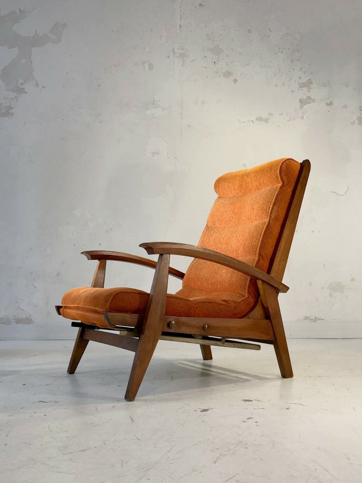 1950 Guy Besnard Freespan Modernist Chair Reconstruction Arp Quaillette Motte