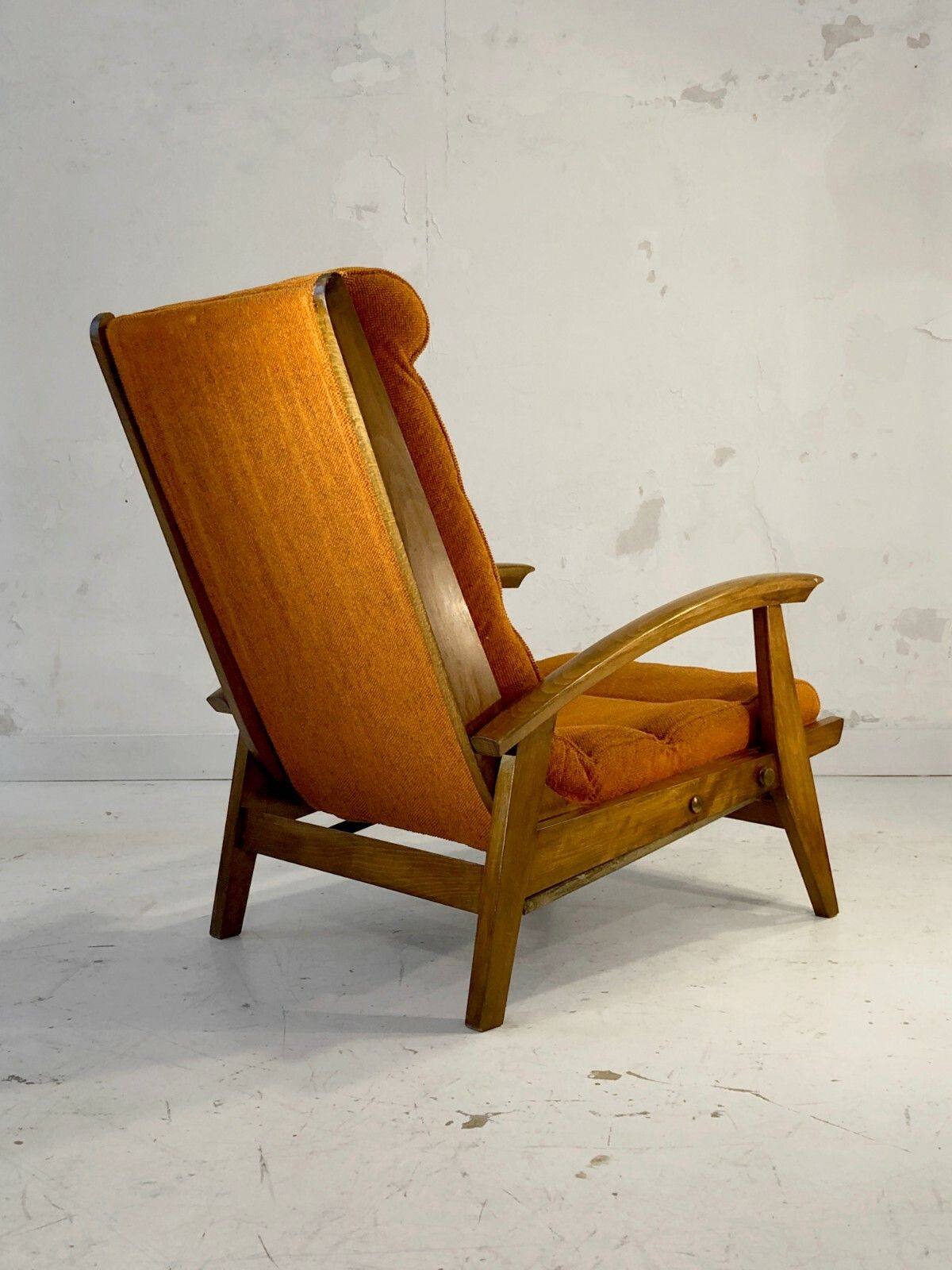 1950 Guy Besnard Freespan Modernist Chair Reconstruction Arp Quaillette Motte photo buy
