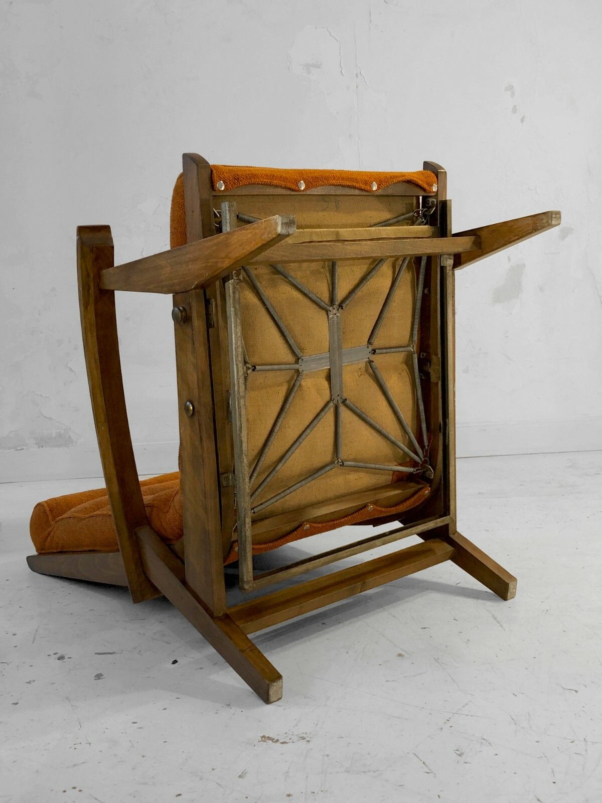 photo for sale 1950 Guy Besnard Freespan Modernist Chair Reconstruction Arp Quaillette Motte