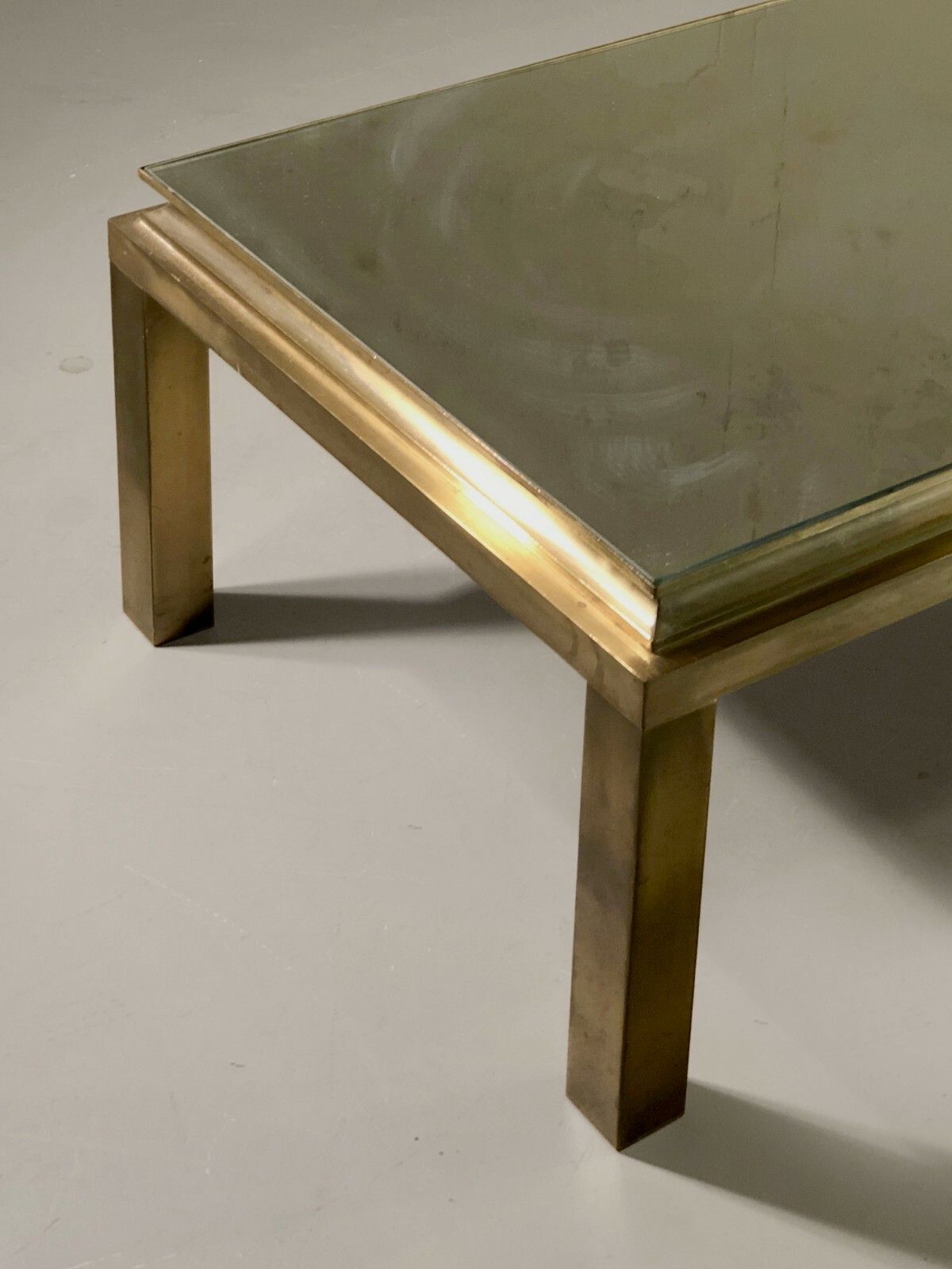1970 House Jansen Art Deco Bronze Neo Classical Shabby Chic Bass Table Adnet photo buy