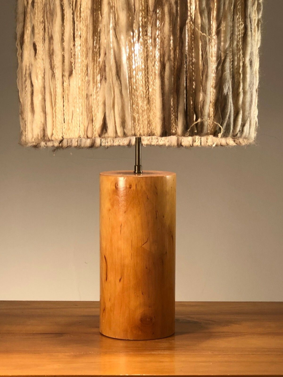 1970 1 Hippie Lamp Modernist Brutalist Folk Art Tapestry Audoux Minnet photo furniture