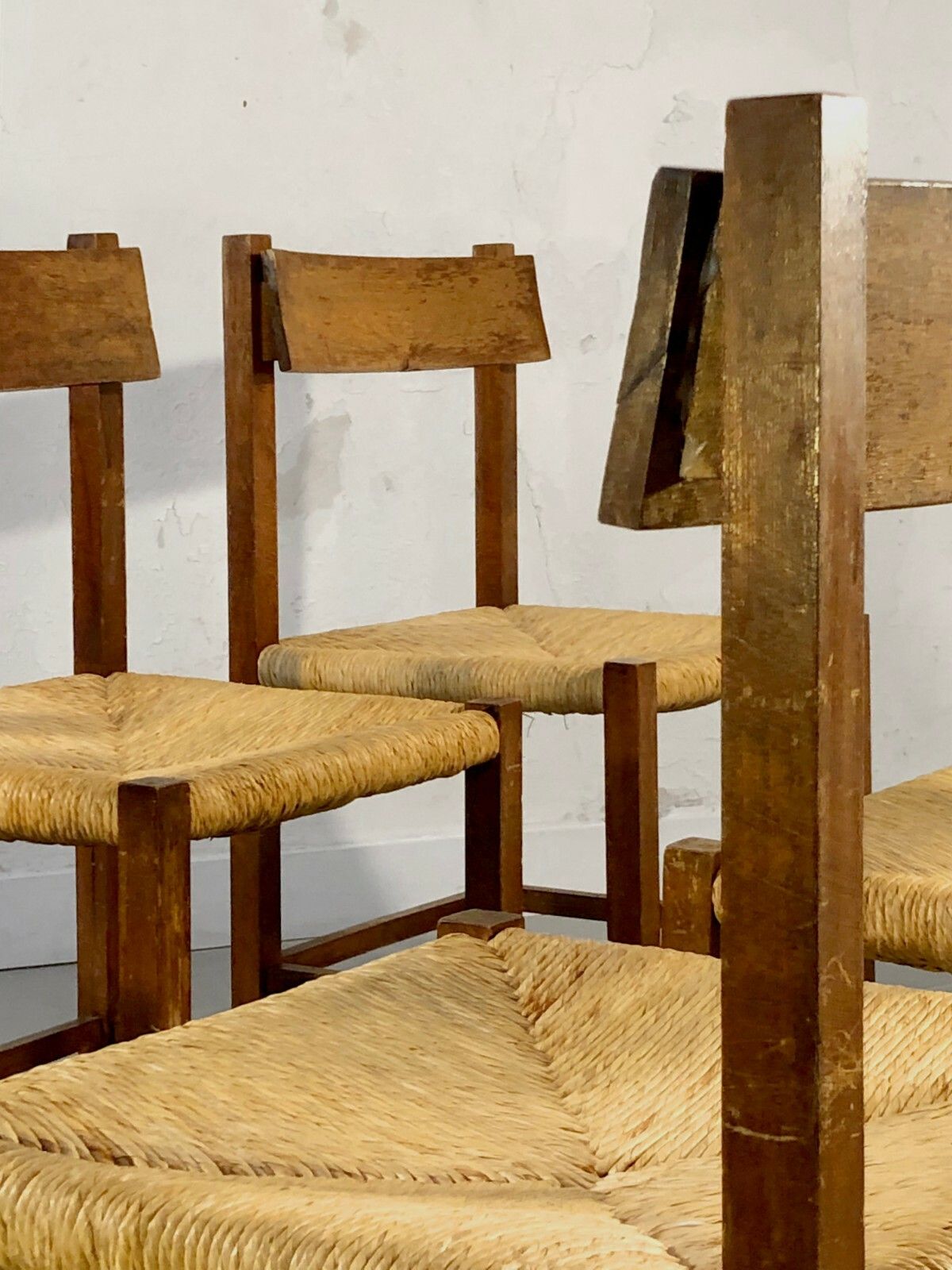 1950 6 Modernist Brutalist Modernist Chairs Rustic Modern Chapo Perriand Dansk photo vinterior