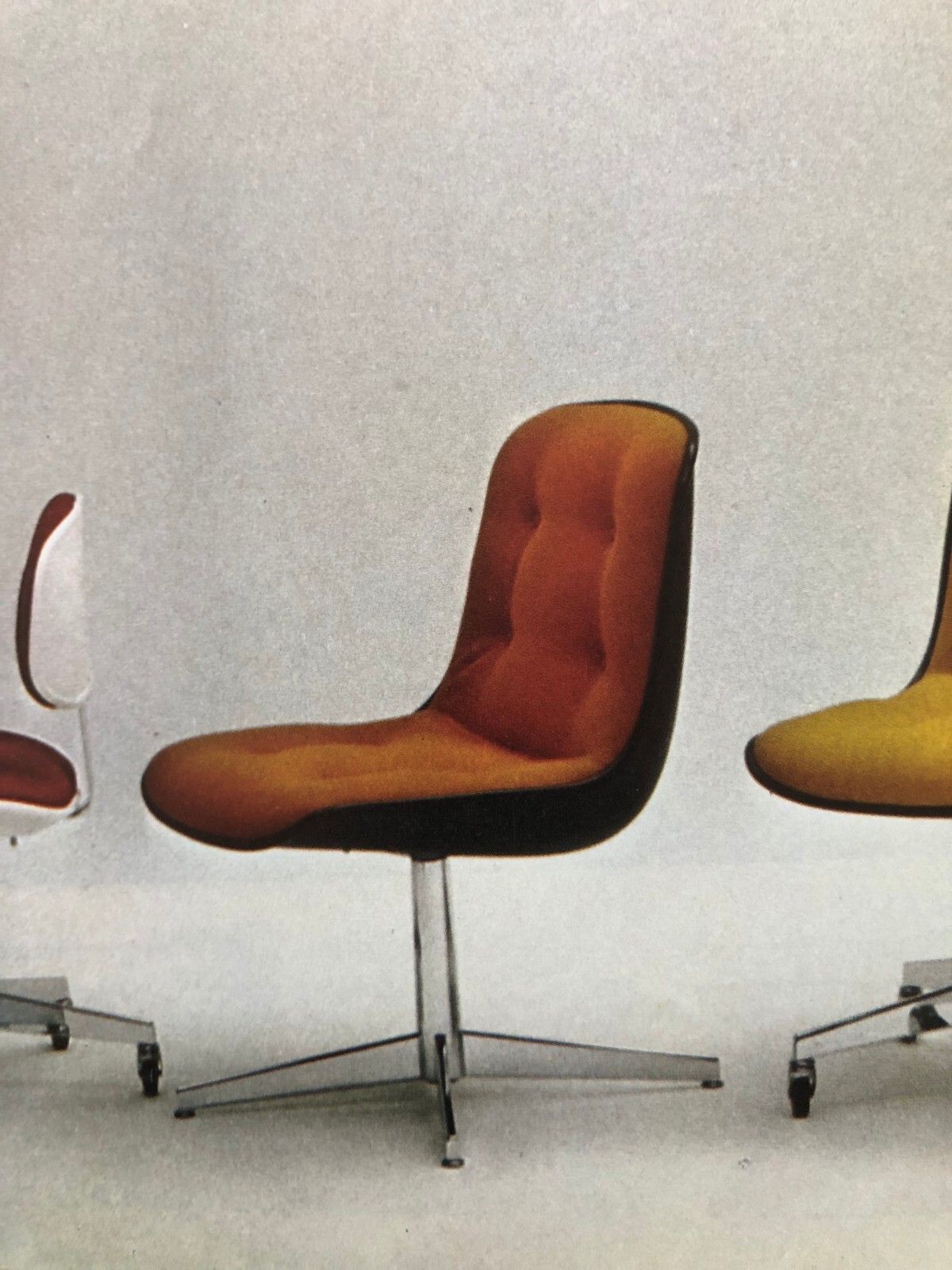 photo for sale 1960 Randall Buck Strafor 2 Armchairs Office Modernist Space Age Eames Knoll