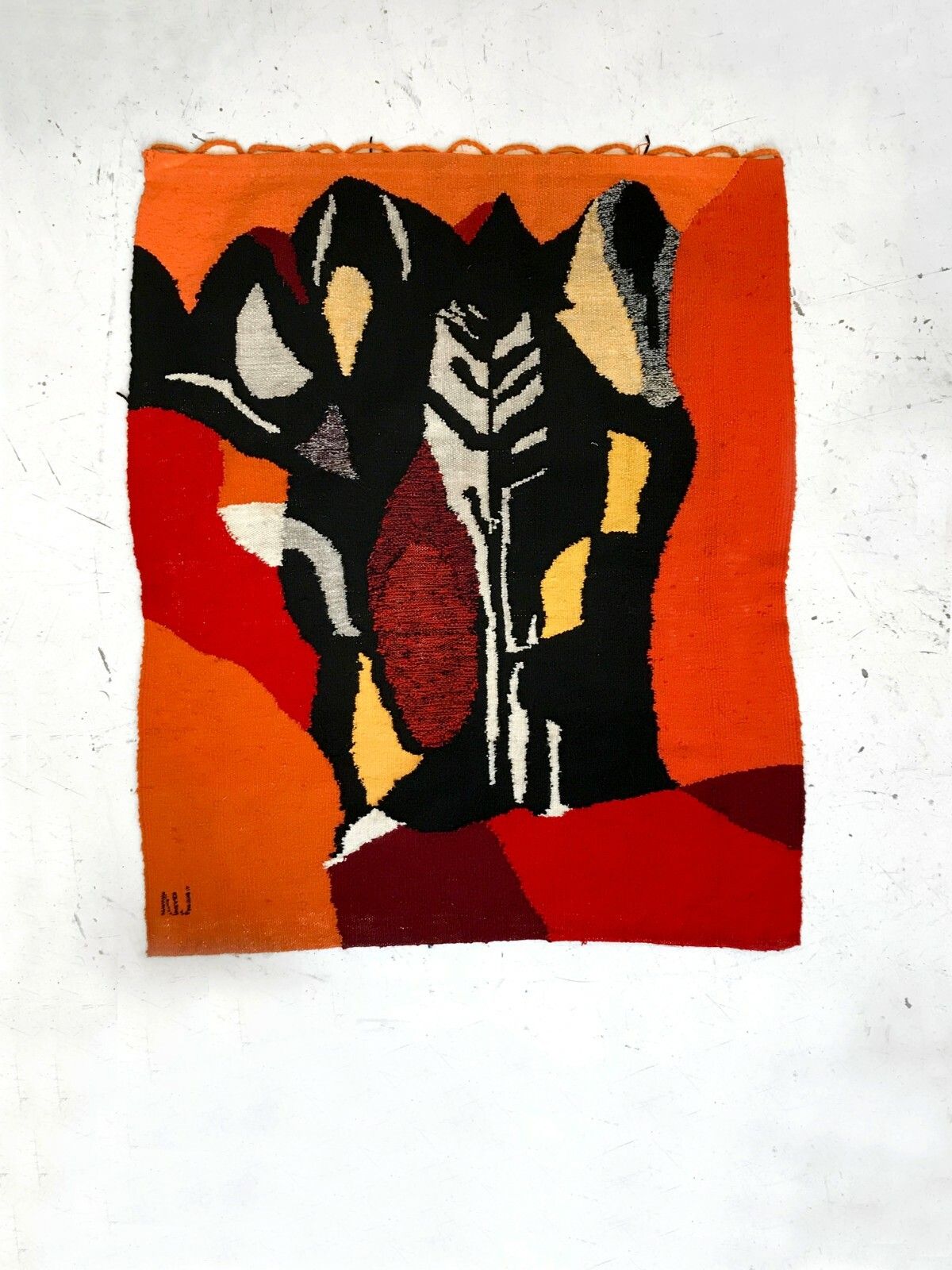 1950 Nj Tapestry Aubusson Modernist Free Form Lyrical Abstraction Mategot