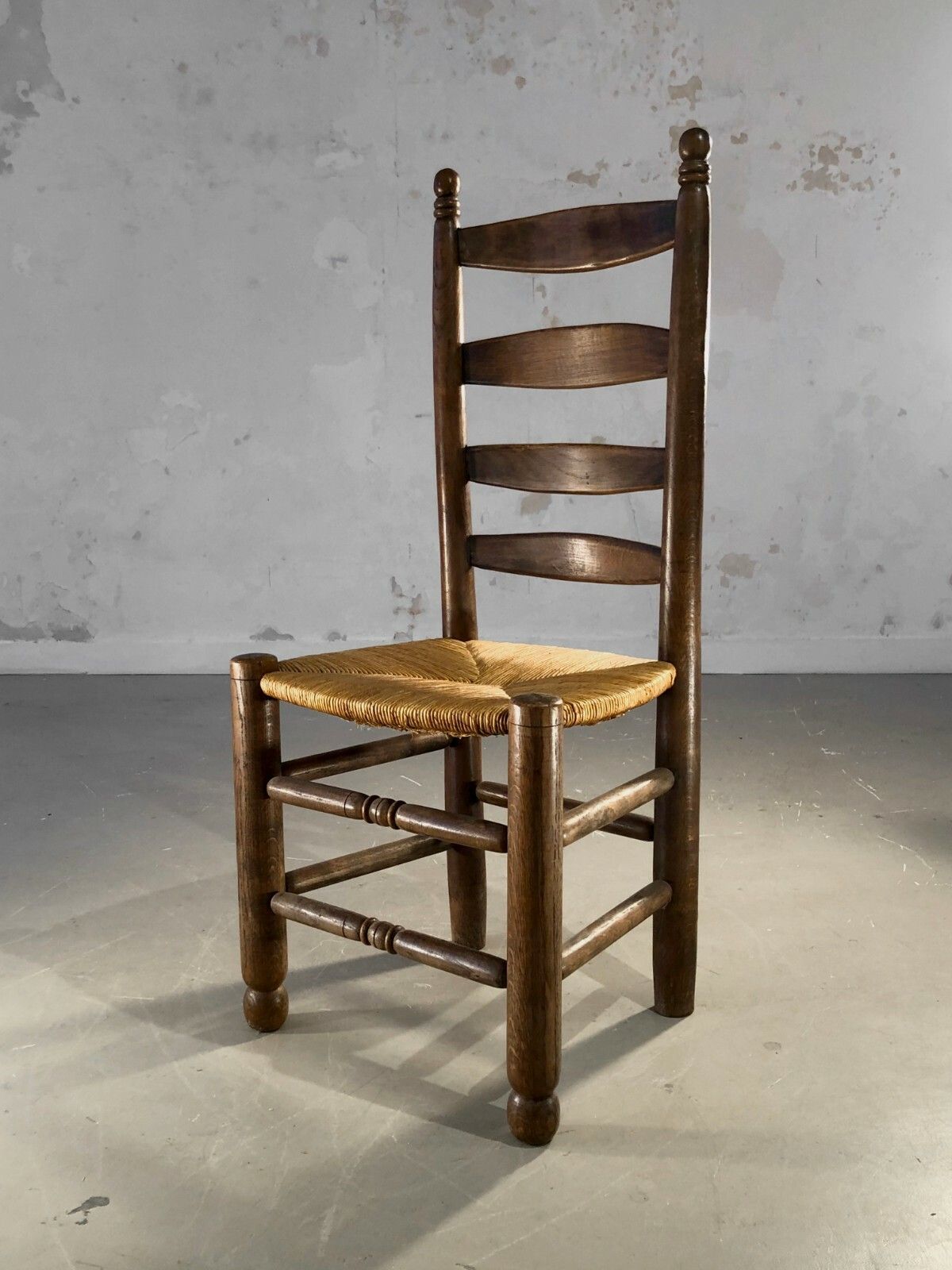 1950 Charles Dudouyt 8 Chairs Modernist Brutalist Audoux Minnet Chapo Perriand photo 5053.0