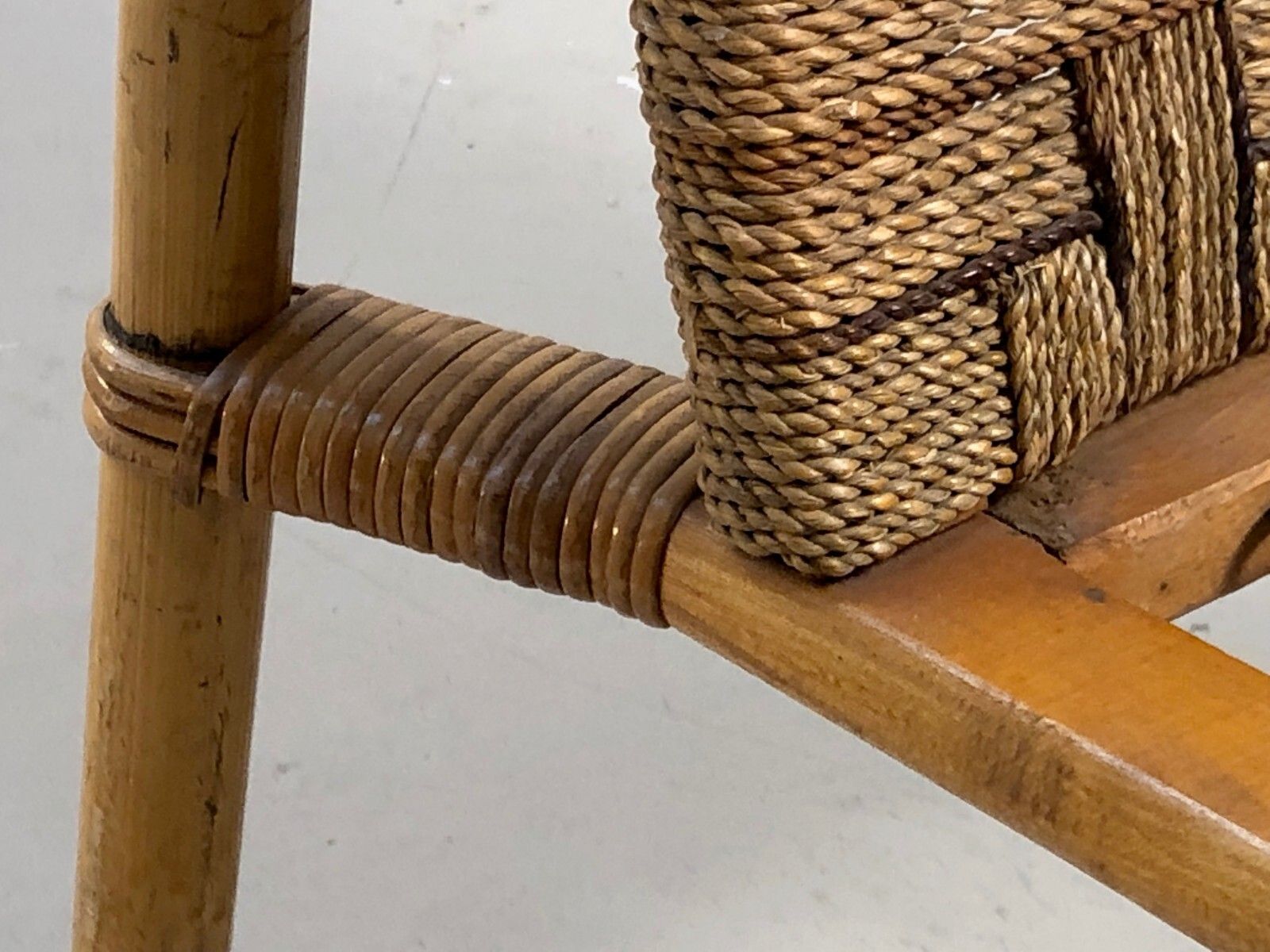 Furniture 1950 Audoux Minnet 2 Armchairs Modernist Brutalist Rustic Sognot Shabby Chic photo