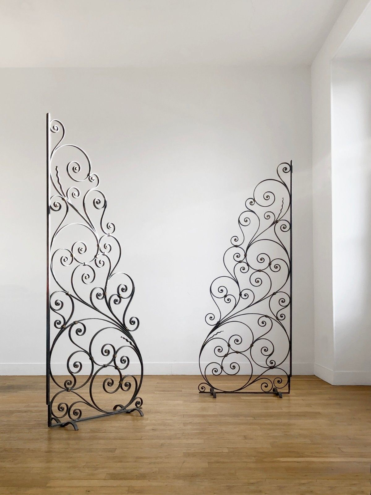 1940 Claustra Art Deco Modernist Shabby Chic Interior Grille Adnet Hairdressing photo Home Decor