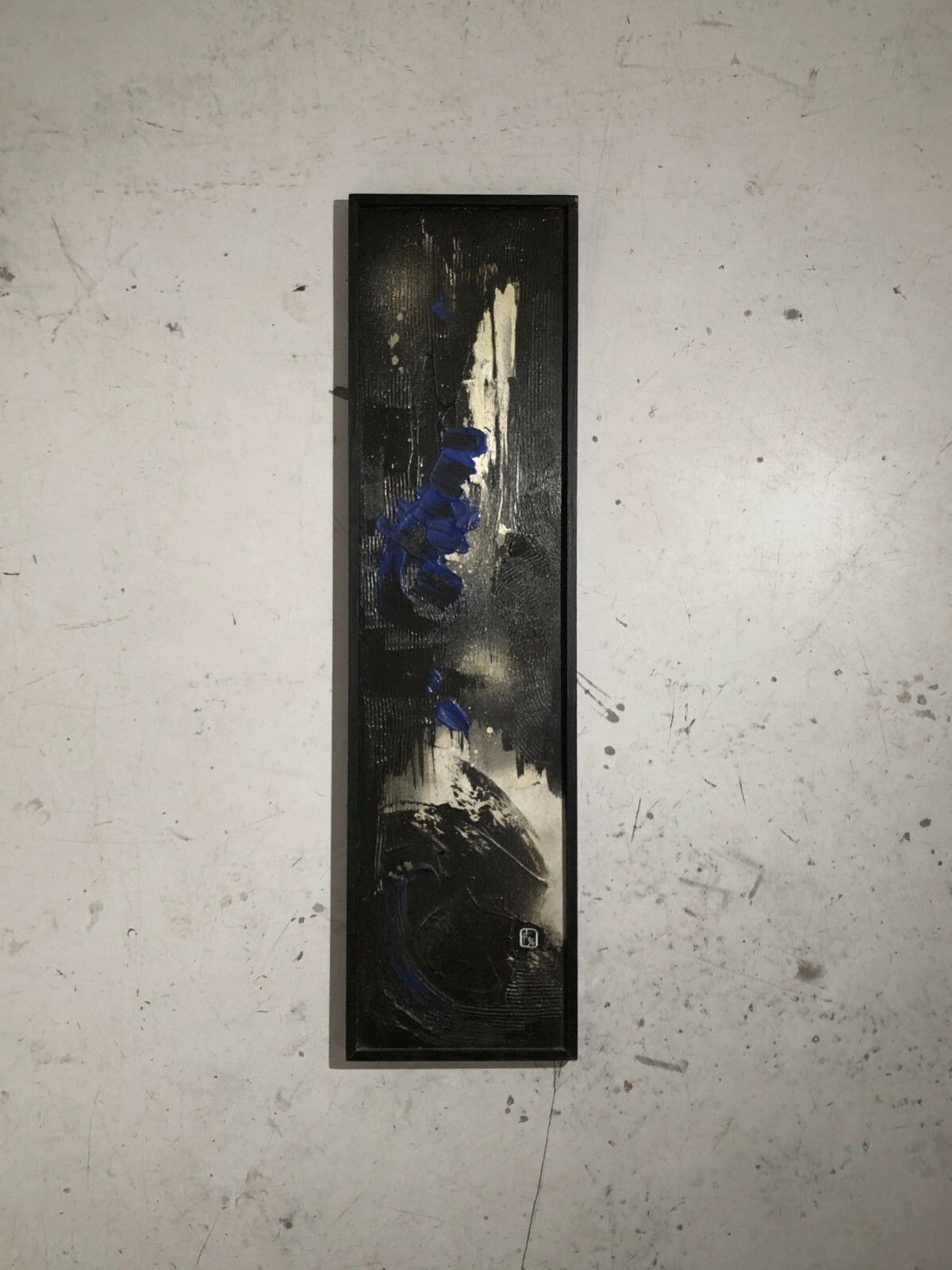 1990 J Fescotte Japanizing Psychedelic Abstraction Painting Jackson Pollock