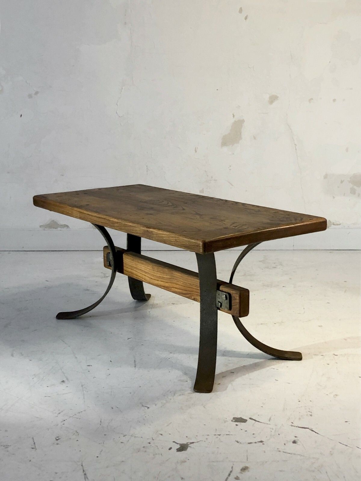1970 Chapo Marolles Folk Art Modernist Brutalist Free Form Coffee Table photo buy